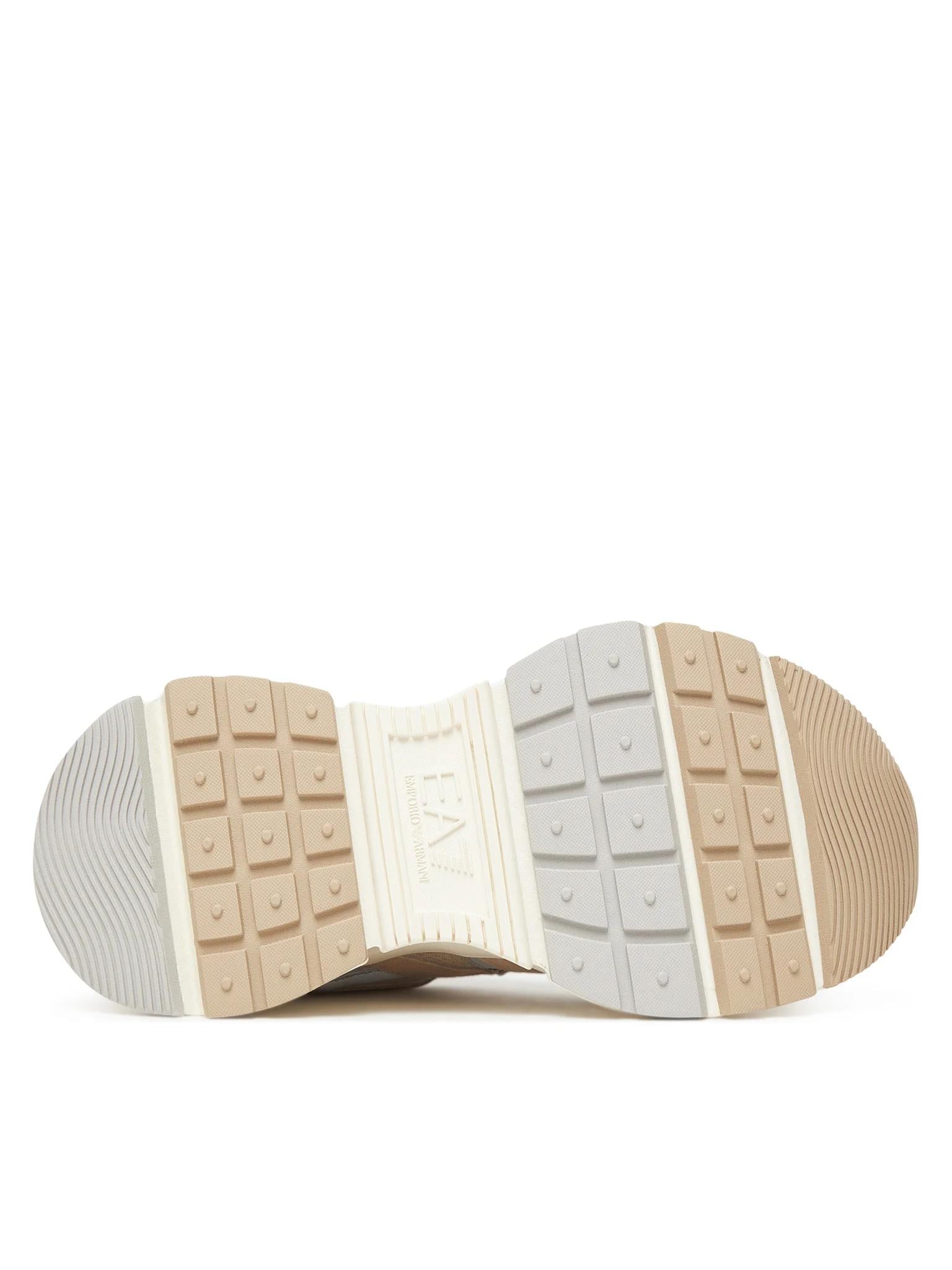 EA7 Ea7 Erkek Konforlu Taban Bağıcıklı Bej Sneaker X8X237 XK425-MZ202