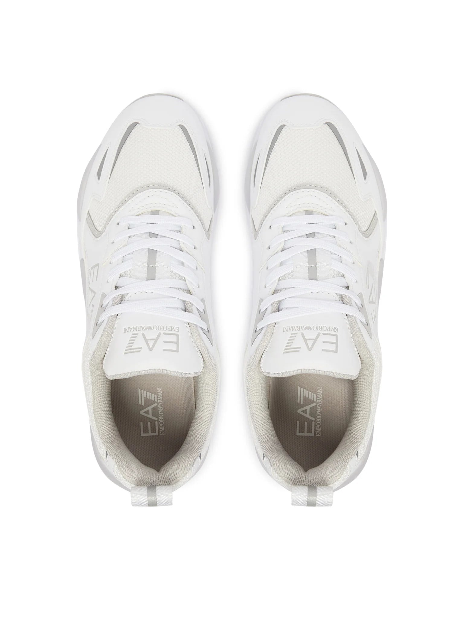 EA7 Ea7 Erkek Marka Logolu Rahat Taban Bağıcıklı Beyaz Sneaker 7X000308 AF18447-MZ533
