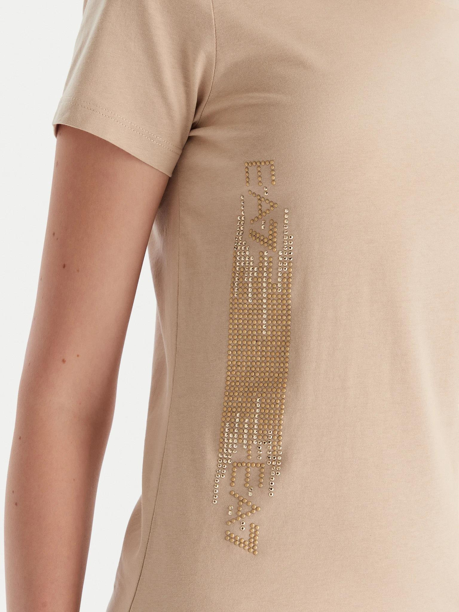 EA7 Ea7 Erkek slim fit Kısa Kollu Logolu Bisiklet Yaka Gri T-Shirt 7W000521 AF12503-U1046