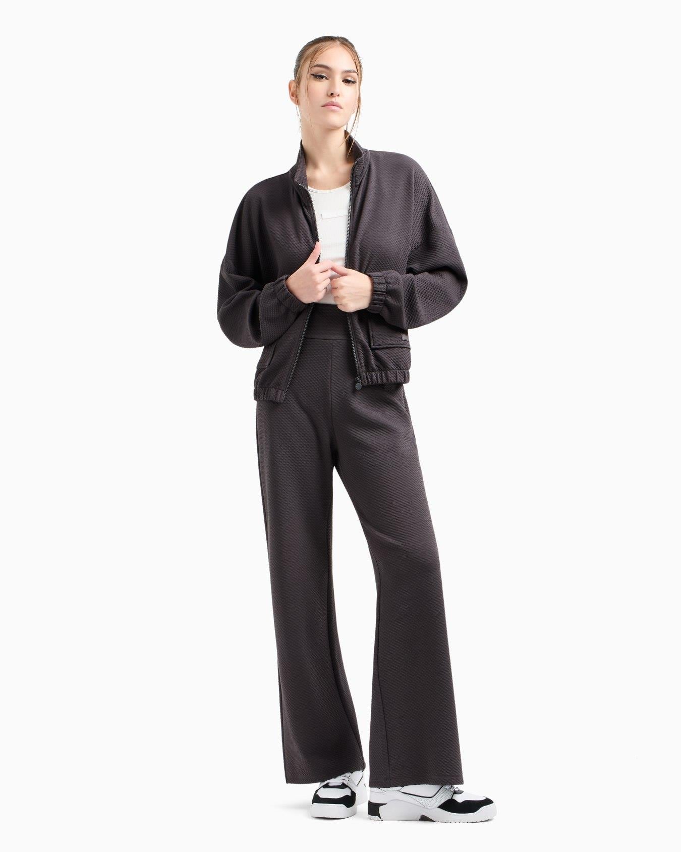 Ea7 Ea7 Kadın Normal Kesim Halter Yaka Dokuma Kumaş Ekru Atlet 7W000251 AF12956-U1079