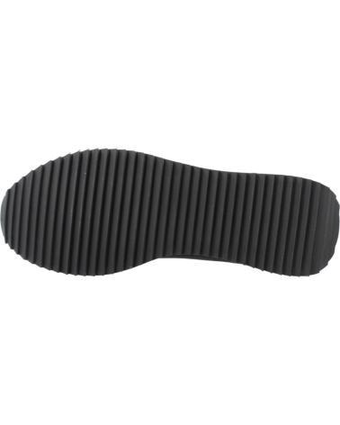 EA7 Ea7 Unısex Kalın Rahat Taban Logo Desenli Süet Detaylı Siyah-Kırmızı Sneaker 7X000541 AF18609-MZ330