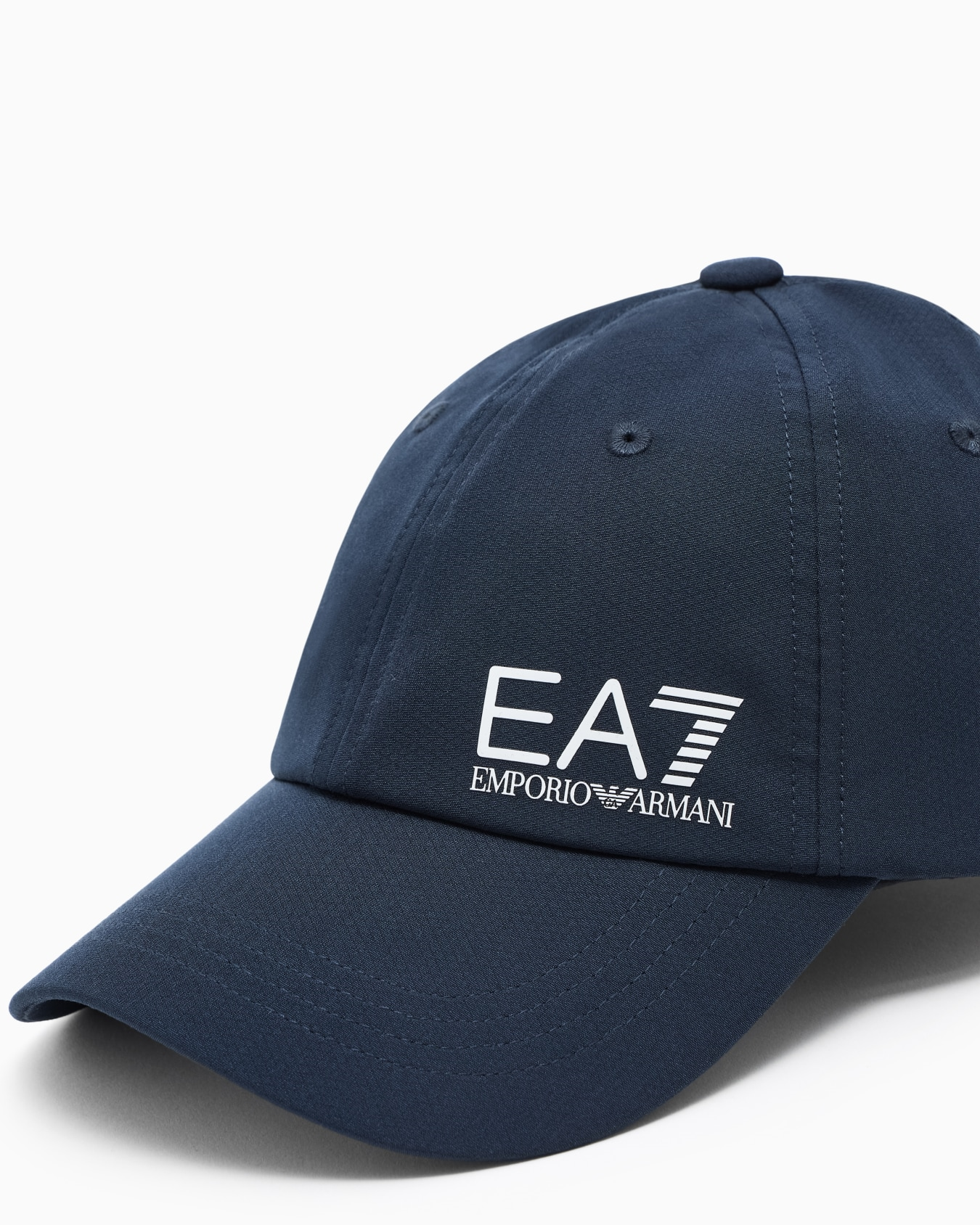 EA7 Ea7 Unısex Kontrast EA7 Logo Detaylı Sert Siperlikli Nefes Alabilen Kumaşlı Lacivert Spor Şapka 7X000590 AF22965-MB149