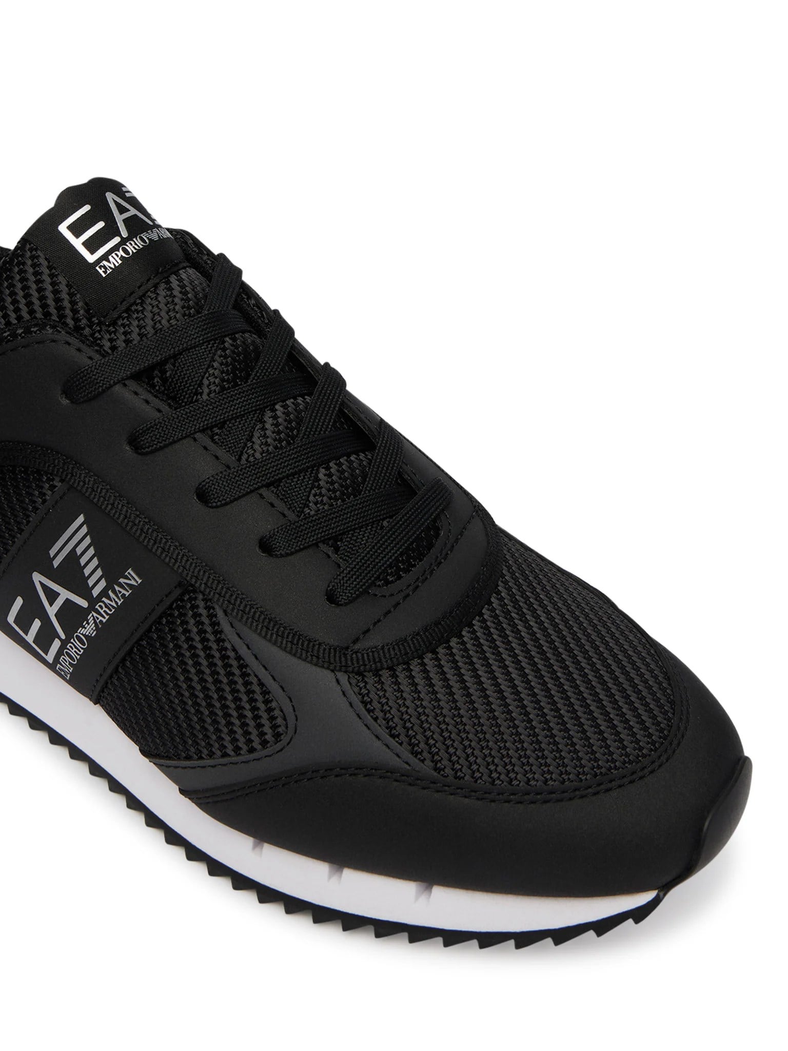 EA7 Ea7 Unısex Rahat Taban Nefes Alabilen File Detaylı Kartal Motifli Siyah1 Sneaker 7X000337 AF18613-MZ210
