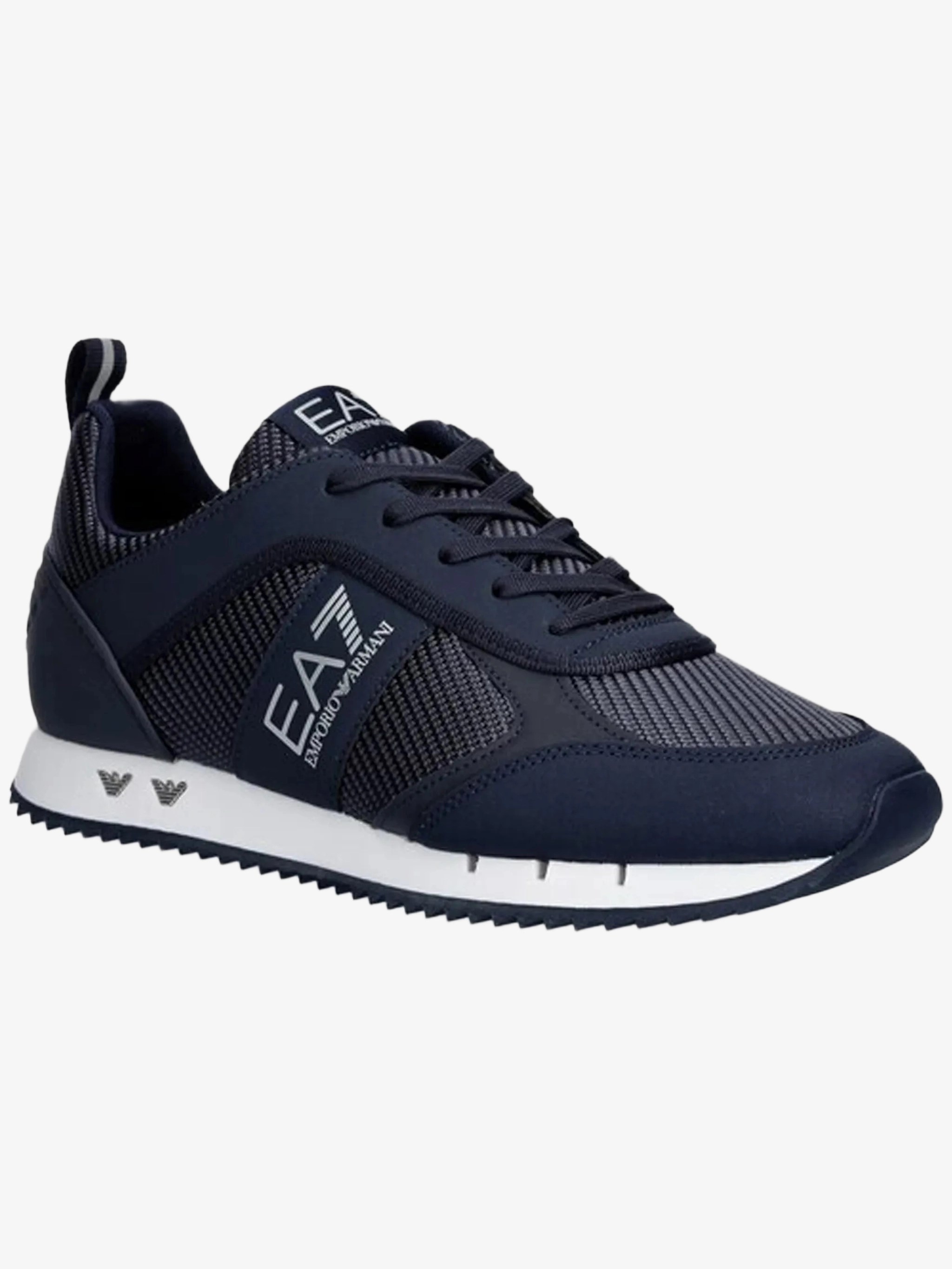 EA7 Ea7 Unısex Rahat Taban Nefes Alabilen File Detaylı Kartal Motifli Lacivert Sneaker 7X000337 AF18613-MZ844