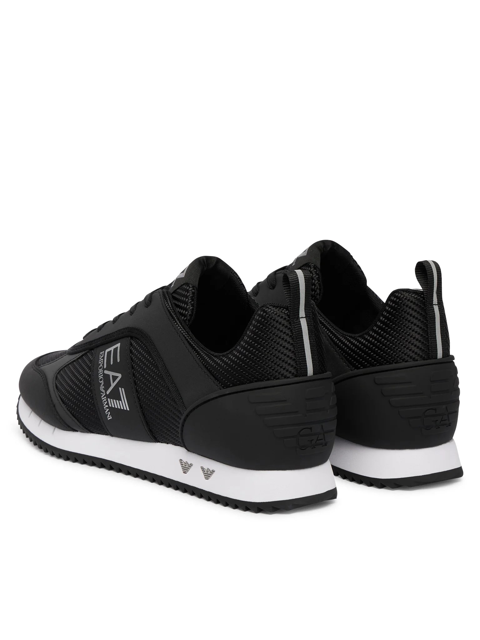 EA7 Ea7 Unısex Rahat Taban Nefes Alabilen File Detaylı Kartal Motifli Siyah1 Sneaker 7X000337 AF18613-MZ210