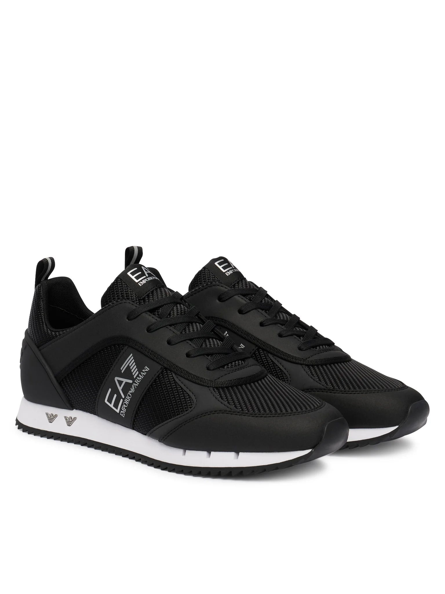 EA7 Ea7 Unısex Rahat Taban Nefes Alabilen File Detaylı Kartal Motifli Siyah1 Sneaker 7X000337 AF18613-MZ210