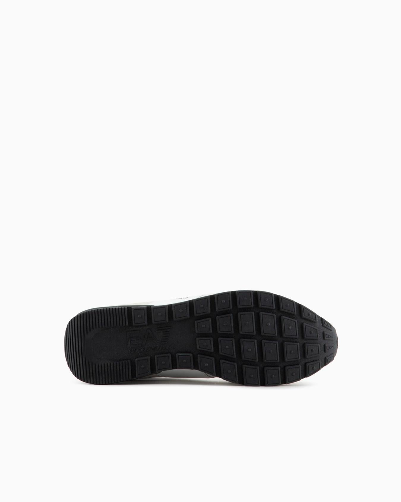 Ea7 Ea7 Unısex Yuvarlak Burunlu Fileli Kumaş Logolu Beyaz Sneaker X8X151 XK354-S271
