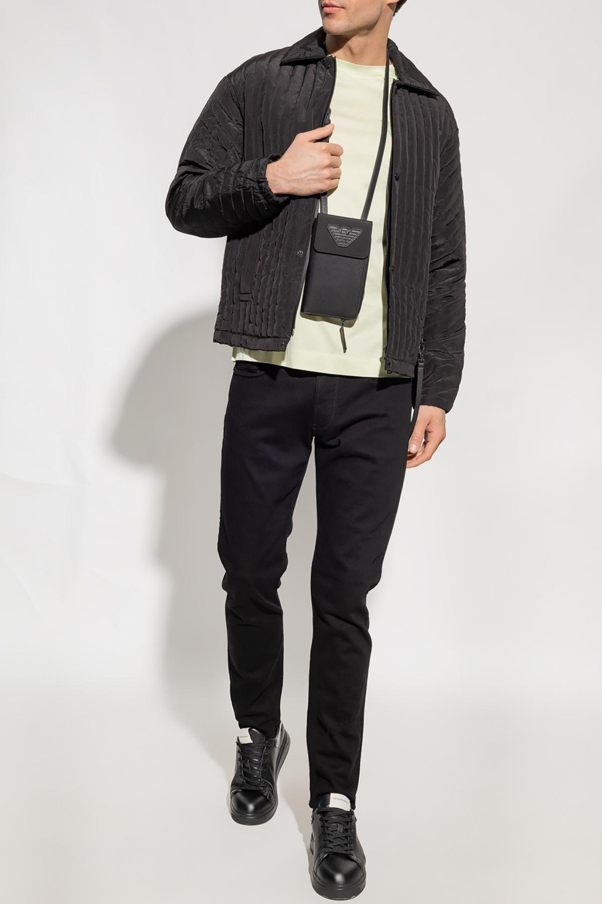 Emporio Armani Emporıo Armani Erkek %100 Pamuklu Logolu Kısa Kollu Yeşil T-Shirt 3R1TZ3 1JSAZ-0594