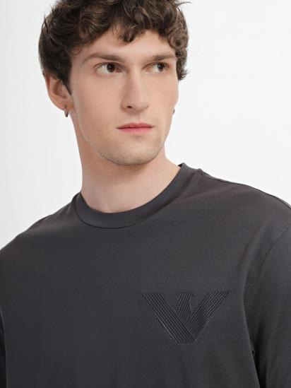 Emporio Armani Emporıo Armani Erkek %100 Pamuklu Logolu Kısa Kollu Antrasit T-Shirt 3R1TZ3 1JSAZ-0651