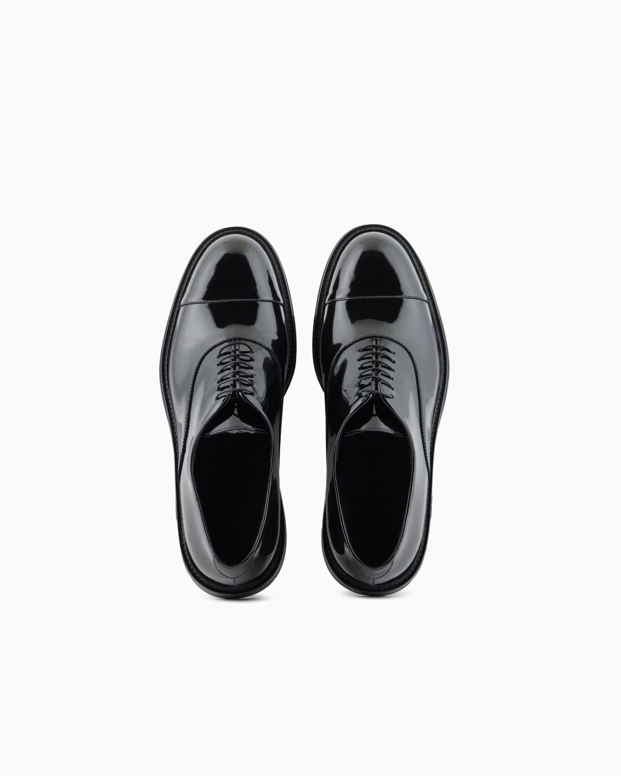 Emporio Armani Emporıo Armani Erkek Bağcıklı Bağlama Yuvarlak Burun Deri Rahat Taban Siyah Ayakkabı X4C654 XAT24-00002