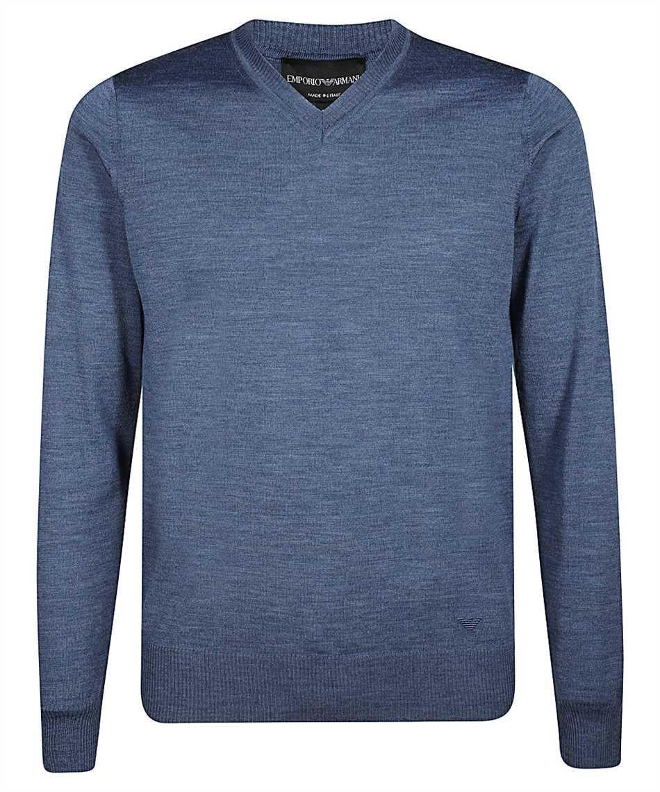 Emporio Armani Emporıo Armani Erkek Basic Kısa Kollu Logo Nakışlı PET Kazak 8N1M41 1M67Z-PET