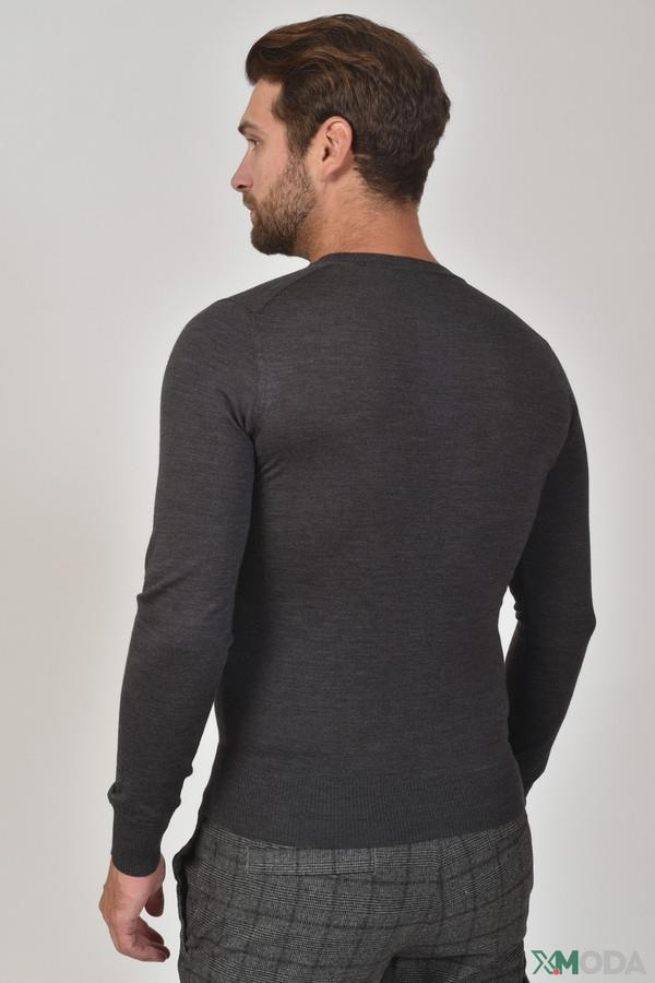 Emporio Armani Emporıo Armani Erkek Basic Kısa Kollu Logo Nakışlı Mavi Kazak 8N1M41 1M67Z-GRI