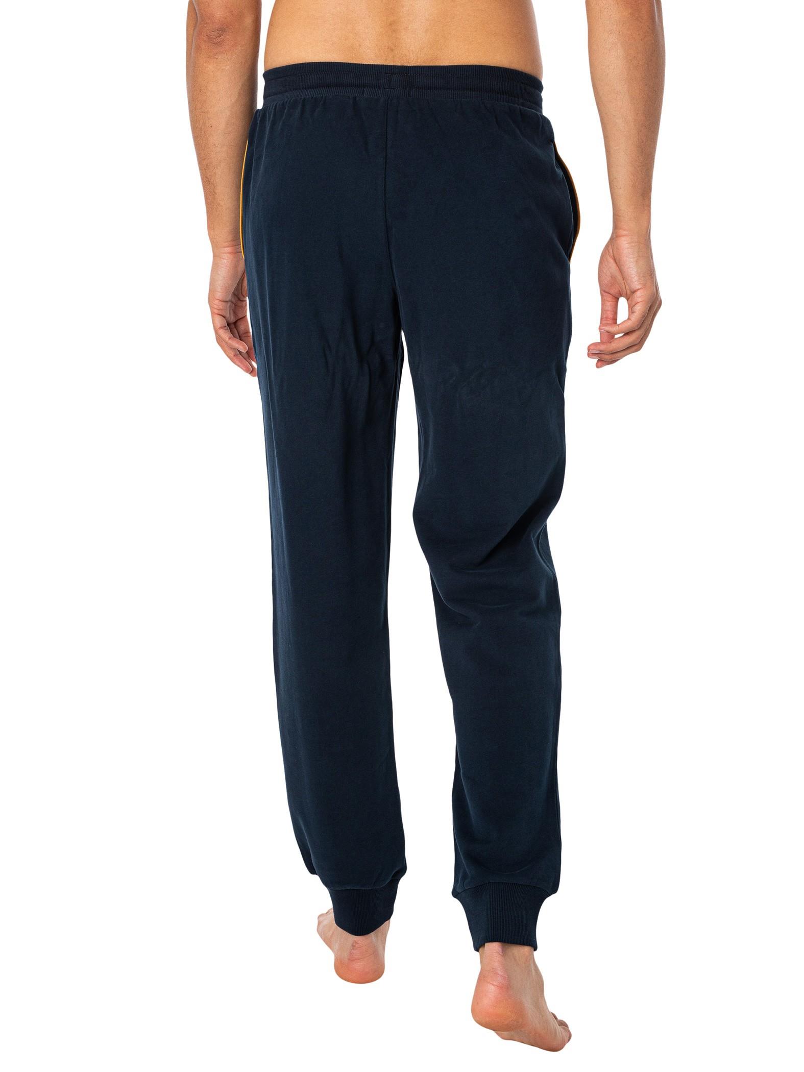 Emporio Armani Emporıo Armani Erkek Beli Lastikli Logolu Rahat Kesim Lacivert Pantolon 111690 3F573-00135