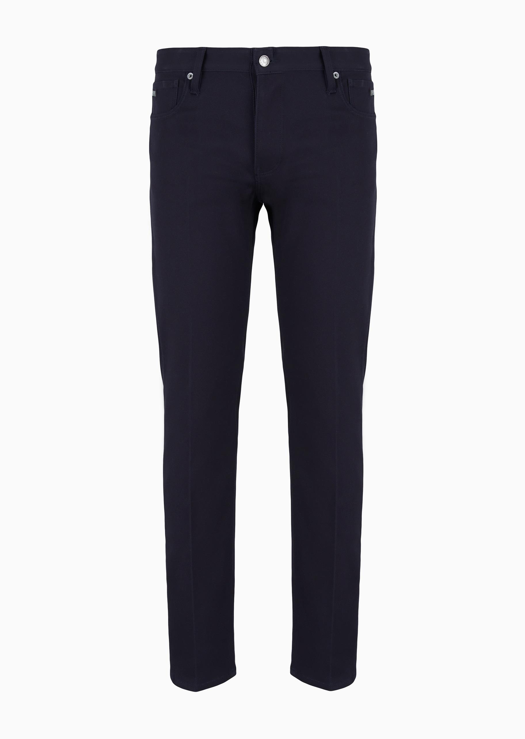 Emporio Armani Emporıo Armani Erkek Cepte Minik Logo Detaylı Denim Lacivert Pantolon 6D1J75 1NUPZ-0920