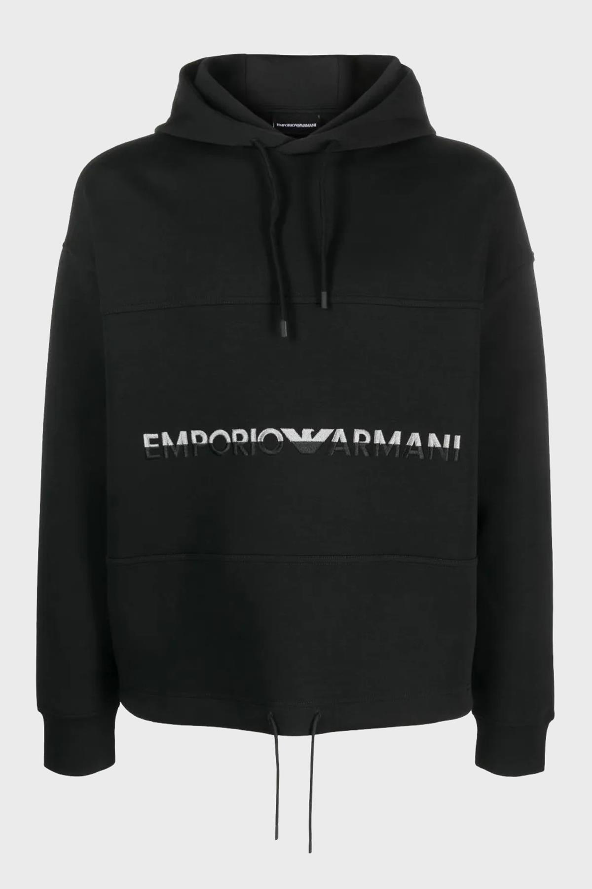 Emporio Armani Emporıo Armani Erkek Cep Detaylı  Pamuklu Günlük Kullanım 0999 Sweatshirt 6R1MCM 1JHSZ-0999