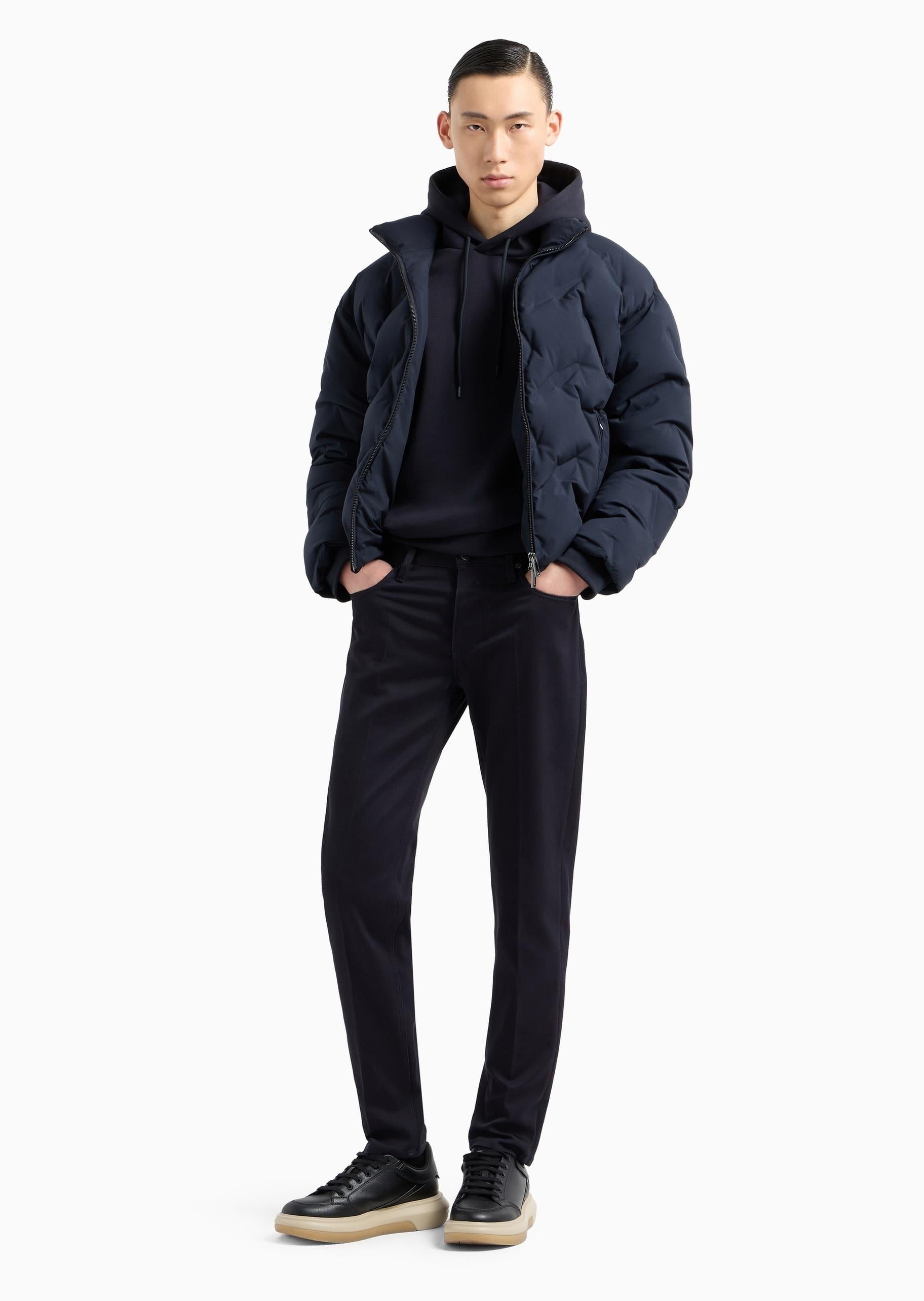 Emporio Armani Emporıo Armani Erkek Cepte Minik Logo Detaylı Denim Lacivert Pantolon 6D1J75 1NUPZ-0920