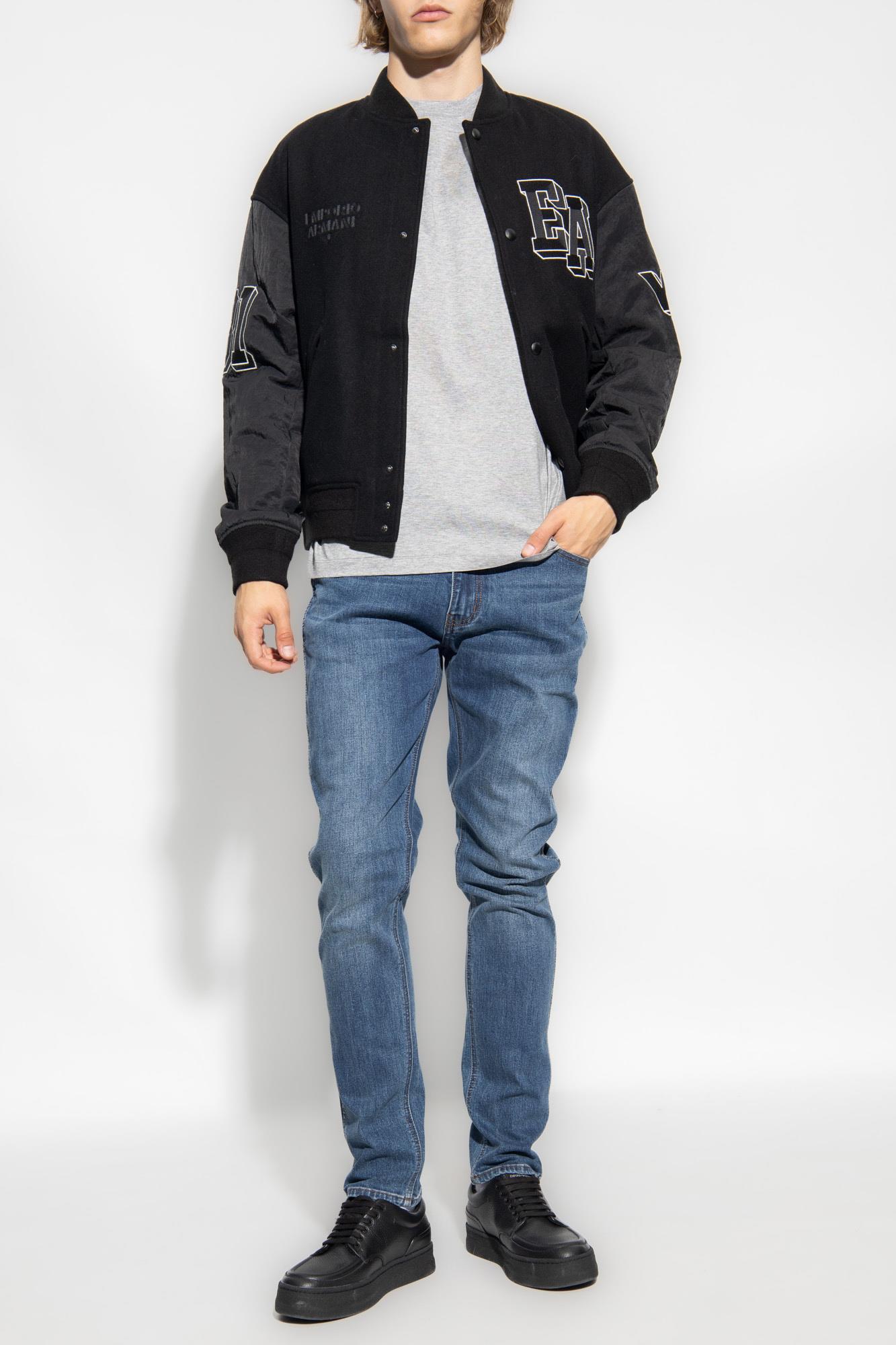 Emporio Armani Emporıo Armani Erkek Denim Kumaş  Normal Bel Düz Model Mavi1 Jeans 6R1J16 1DRHZ-0942
