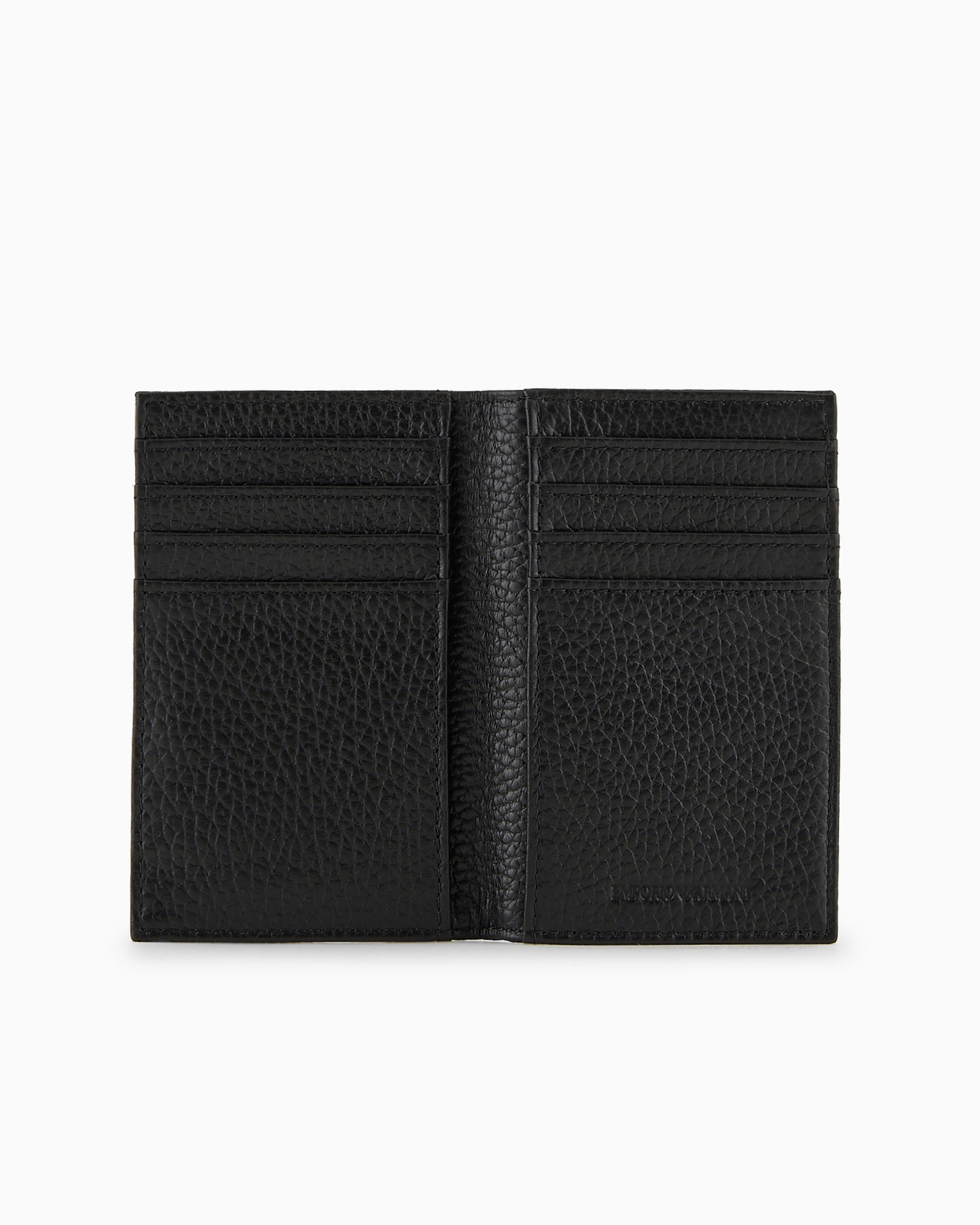 EMPORIO ARMANI Emporıo Armani Erkek Deri Kapamasız İç Bölmeli Siyah Kartlık Y4R564 Y068E-80001
