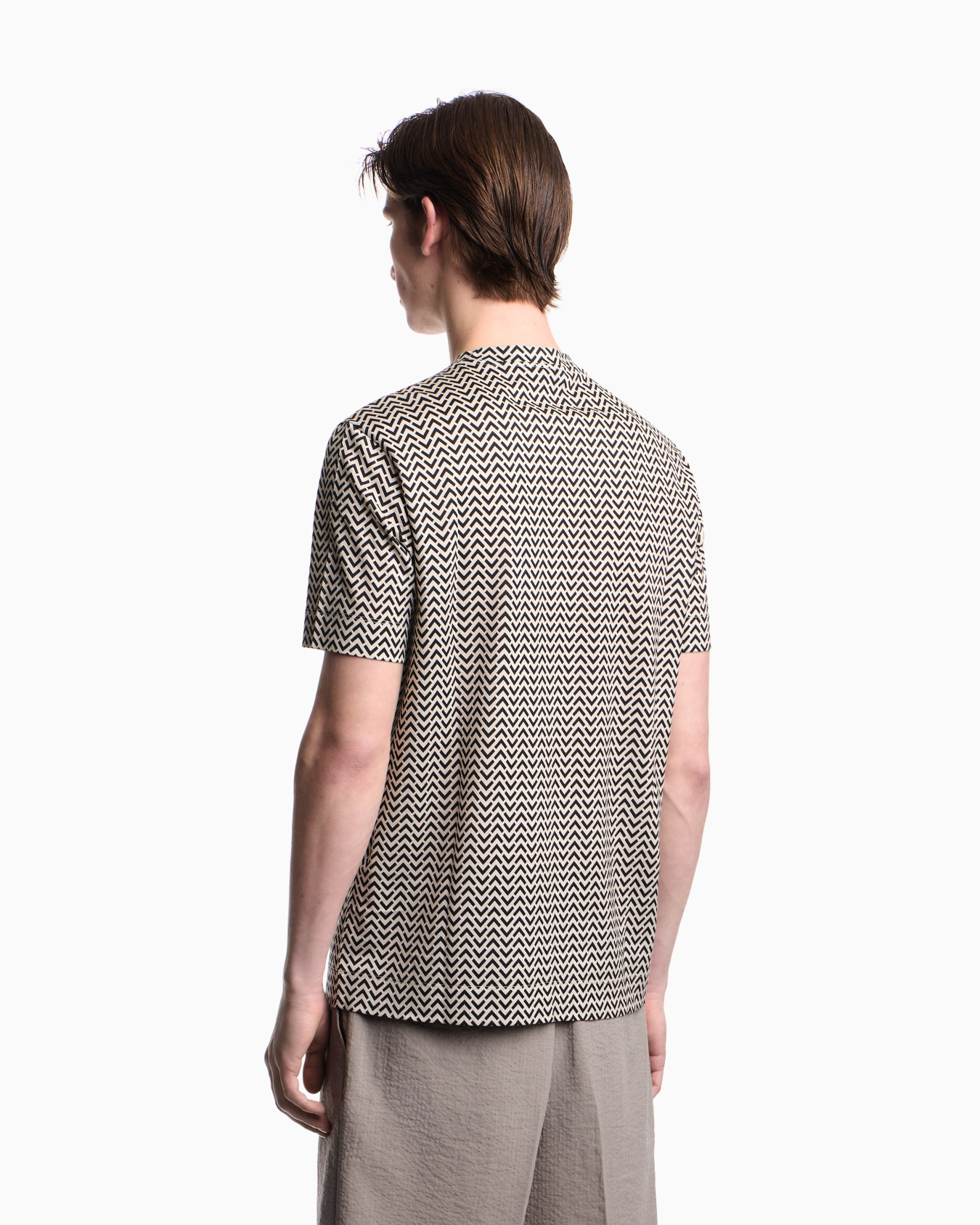 Emporio Armani Emporıo Armani Erkek Desenli Bisiklet Yaka Kısa Kol F1197 T-Shirt EM005270 AF24857-F1197