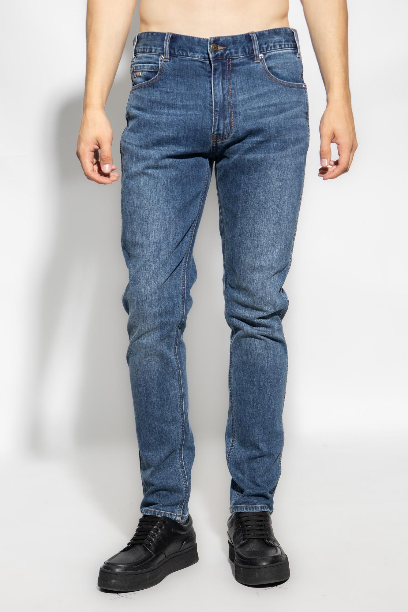 Emporio Armani Emporıo Armani Erkek Denim Kumaş  Normal Bel Düz Model Mavi1 Jeans 6R1J16 1DRHZ-0942