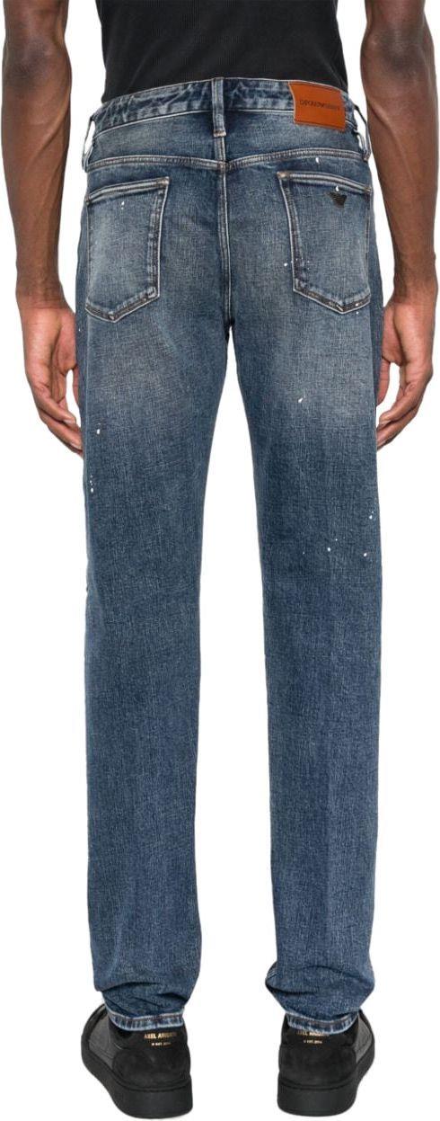 Emporio Armani Emporıo Armani Erkek Denim Kumaş  Normal Bel Düz Model Lacivert Jeans 6R1J75 1DMXZ-0942