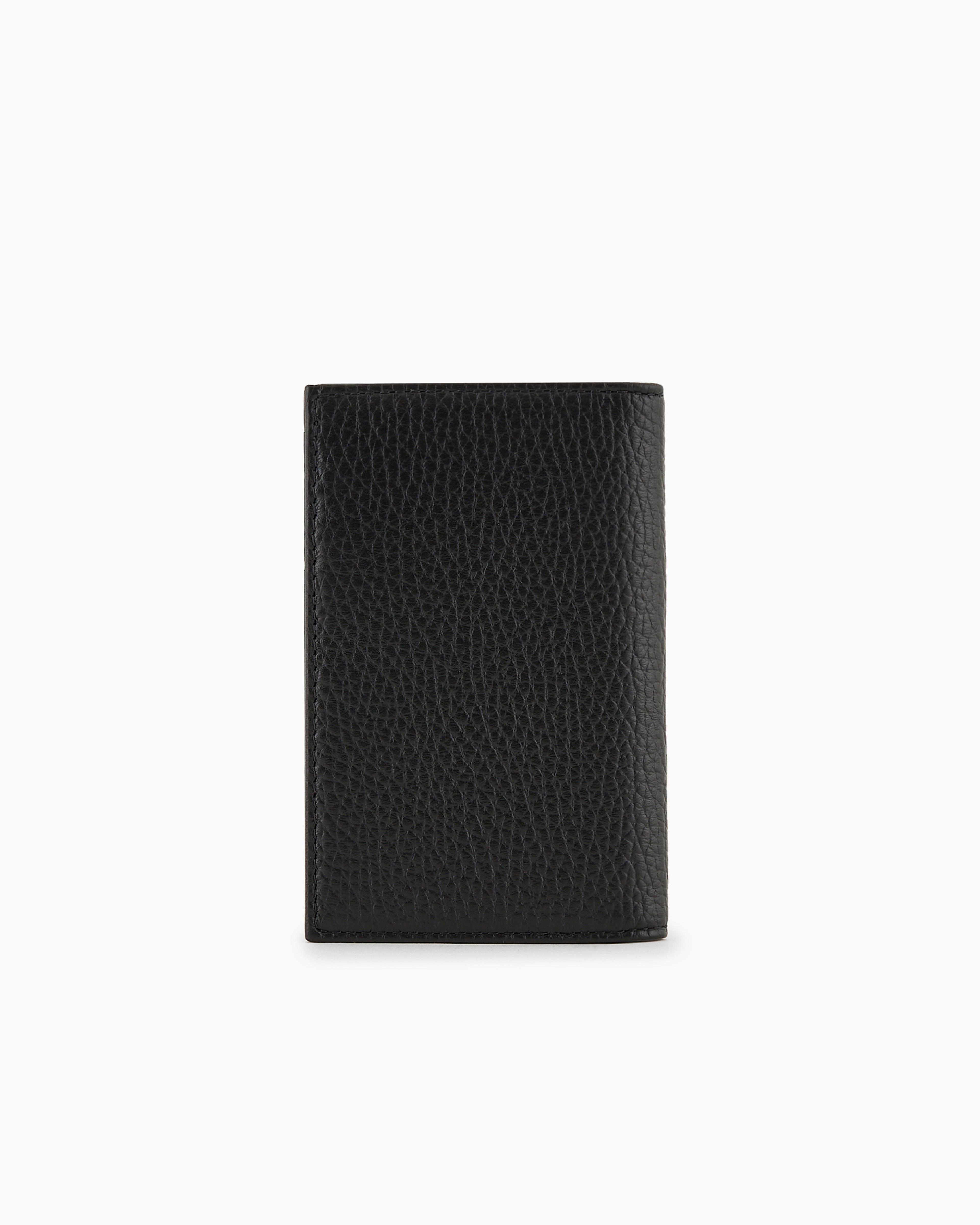 EMPORIO ARMANI Emporıo Armani Erkek Deri Kapamasız İç Bölmeli Siyah Kartlık Y4R564 Y068E-80001