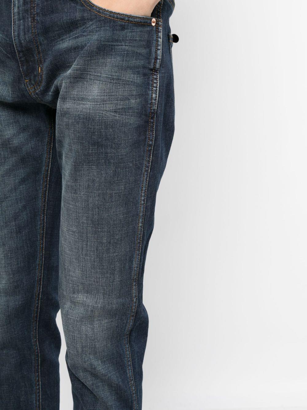 Emporio Armani Emporıo Armani Erkek Denim Kumaş  Normal Bel Düz Model Mavi1 Jeans 6R1J16 1DRGZ-0941