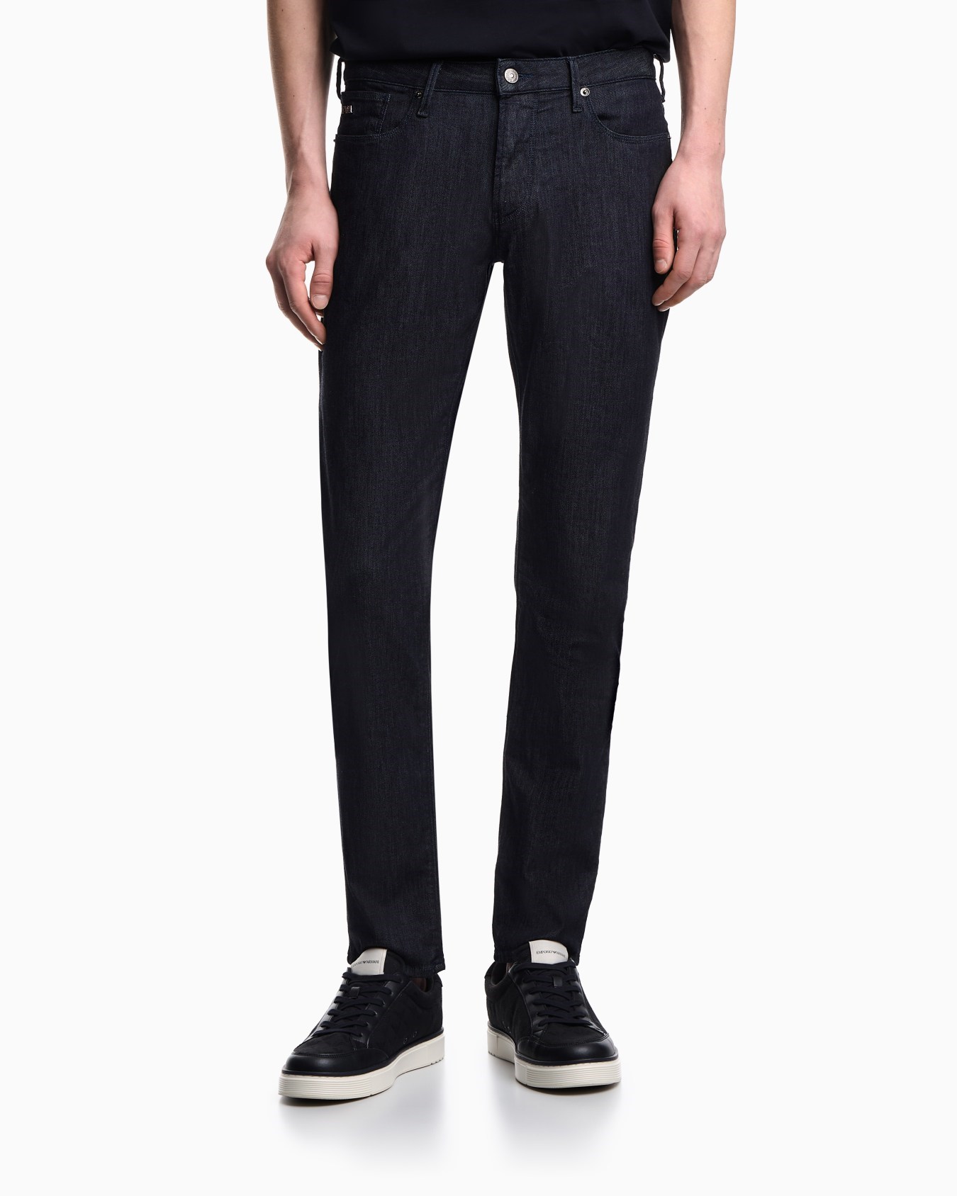 Emporio Armani Emporıo Armani Erkek Dokuma Kumaş  Normal Bel  Düz Model Mavi Jeans EM000121 AF22814-MB001
