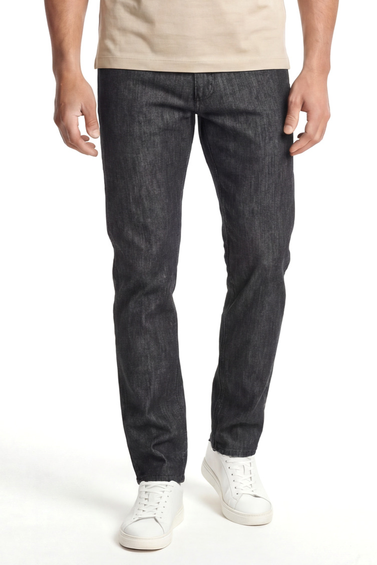 Emporio Armani Emporıo Armani Erkek Dokuma Kumaş  Normal Bel  Düz Model Siyah Jeans EM000121 AF22814-MC002