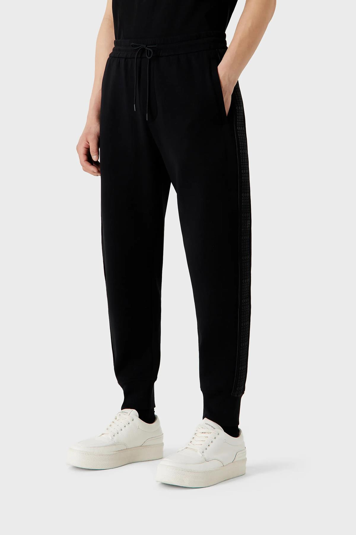 Emporio Armani Emporıo Armani Erkek Dokuma Kumaş  Normal Bel  Düz Model Siyah Pantolon 6R1PQ6 1JHSZ-0999