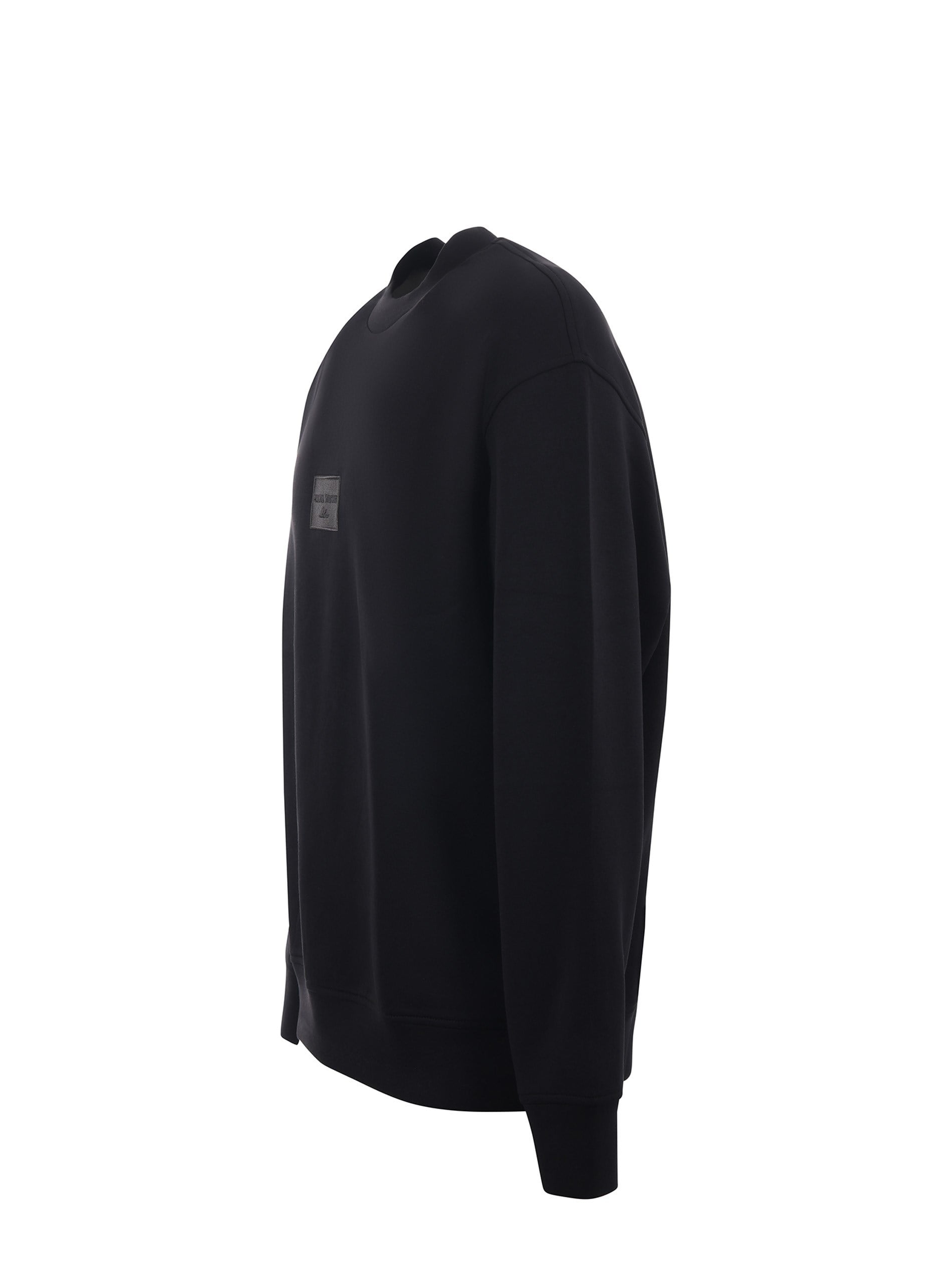 Emporio Armani Emporıo Armani Erkek Fermuarlı ve Kabartmalı Kartal Logolu Regular Fit Kapüşonlu Siyah Sweatshirt EM001045 AF100131-UC001
