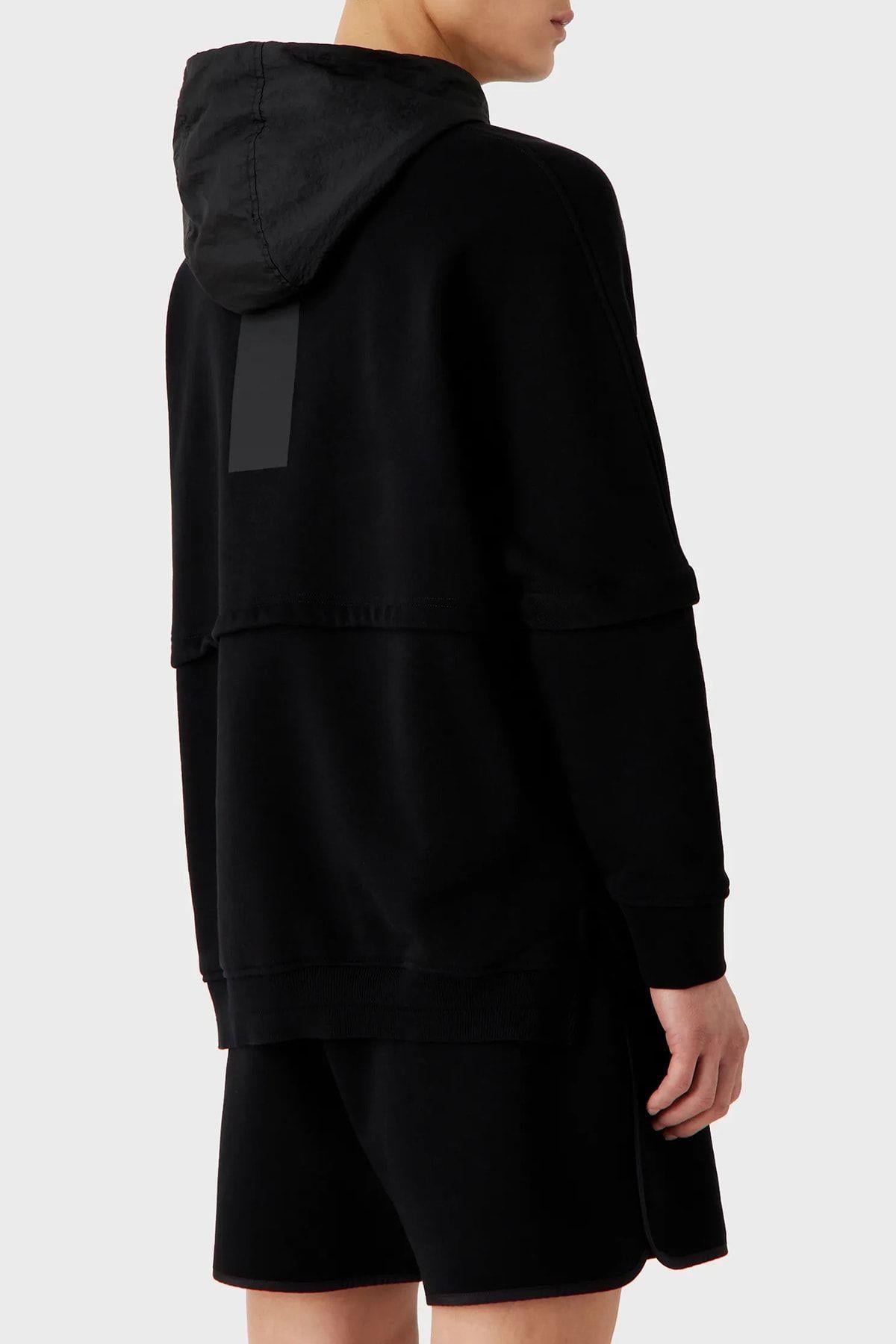 Emporio Armani Emporıo Armani Erkek Fermuarlı Uzun Kollu Siyah Sweatshirt 6R1MBV 1JWPZ-0999