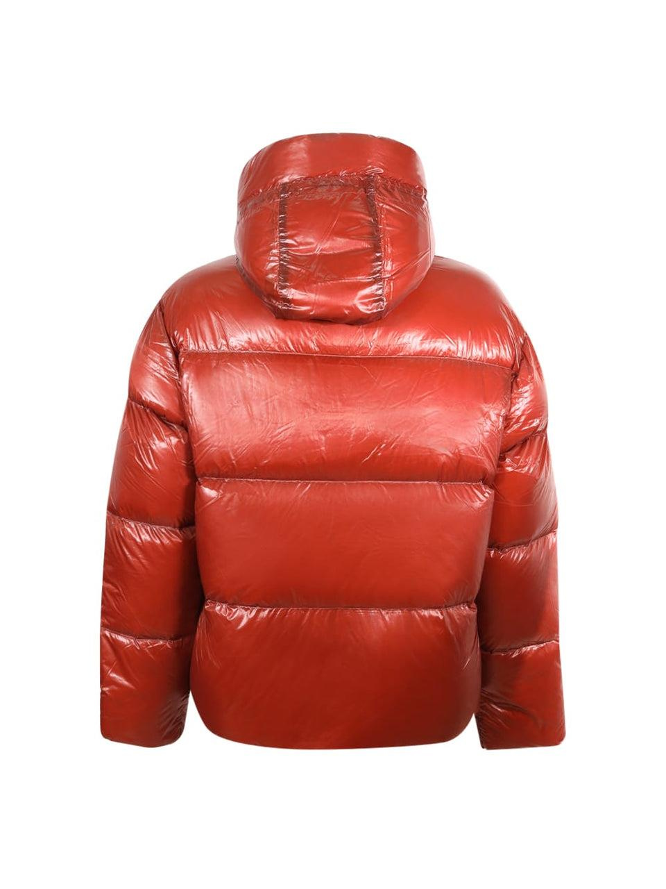 Emporio Armani Emporıo Armani Erkek Kapşonlu Yaka Marka Detaylı Fermuarlı Şişme Kiremit Mont 6R1B97 1NKZZ-0454