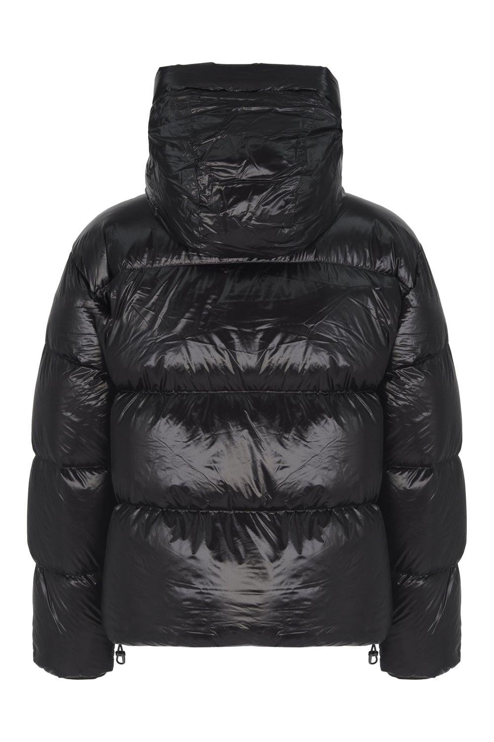 Emporio Armani Emporıo Armani Erkek Kapşonlu Yaka Marka Detaylı Fermuarlı Şişme Siyah Mont 6R1B97 1NKZZ-0999