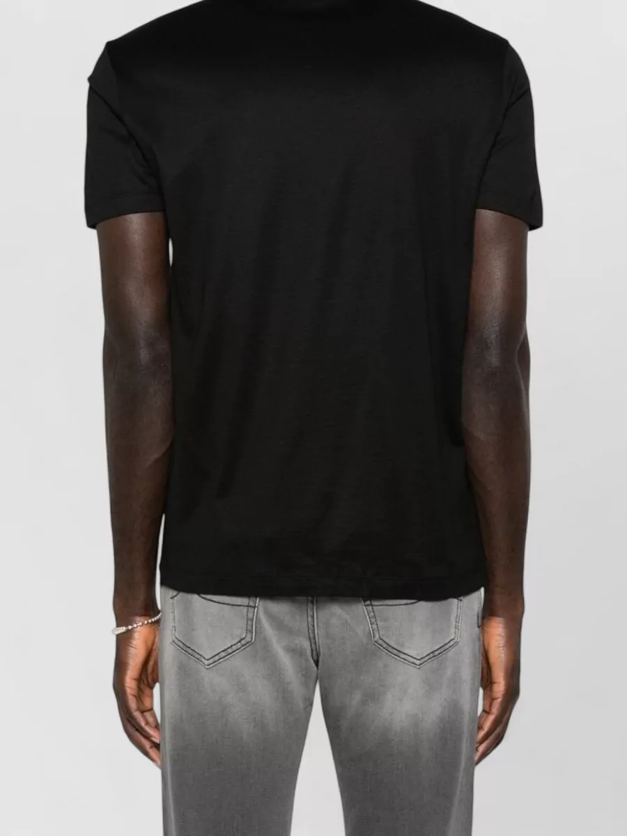 Emporio Armani Emporıo Armani Erkek Kısa Kol Bisiklet Yaka Rahat Kesim Siyah T-Shirt EM006691 AF10017-UC001