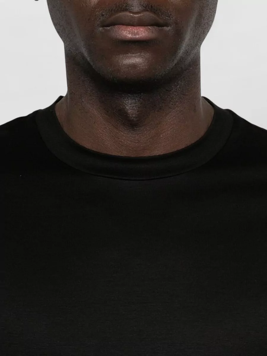 Emporio Armani Emporıo Armani Erkek Kısa Kol Bisiklet Yaka Rahat Kesim Siyah T-Shirt EM006691 AF10017-UC001
