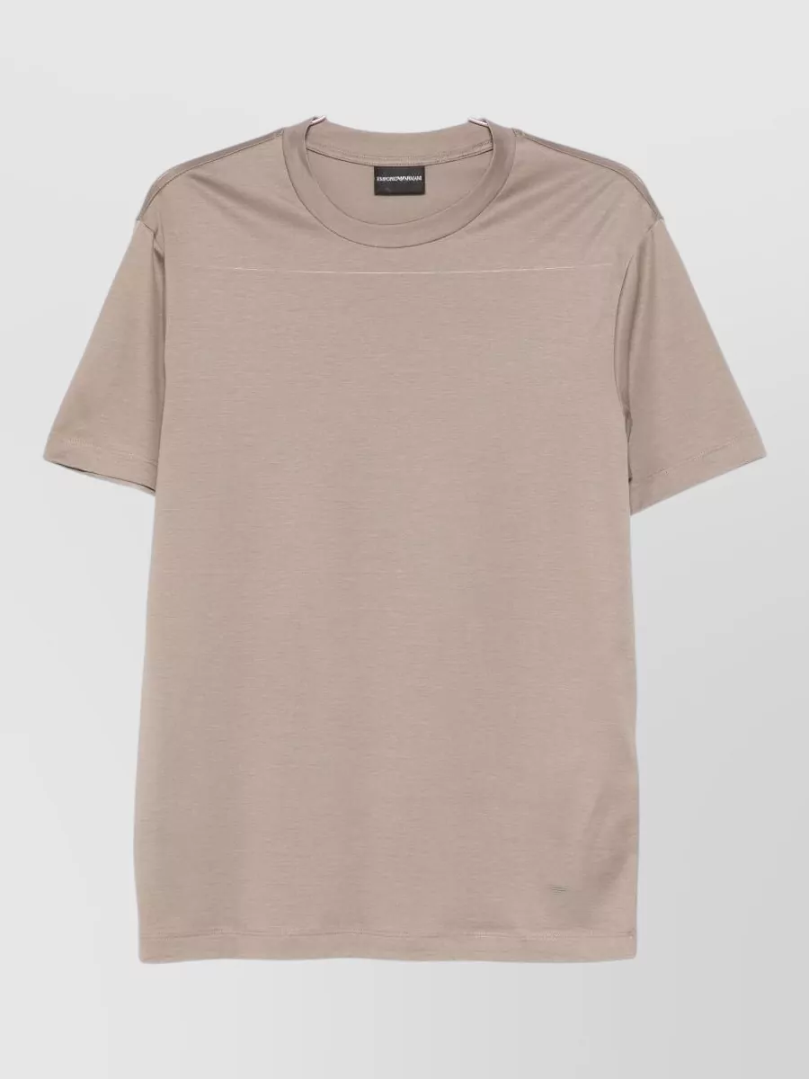 Emporio Armani Emporıo Armani Erkek Kısa Kol Bisiklet Yaka Rahat Kesim Gri T-Shirt EM006691 AF10017-U8049