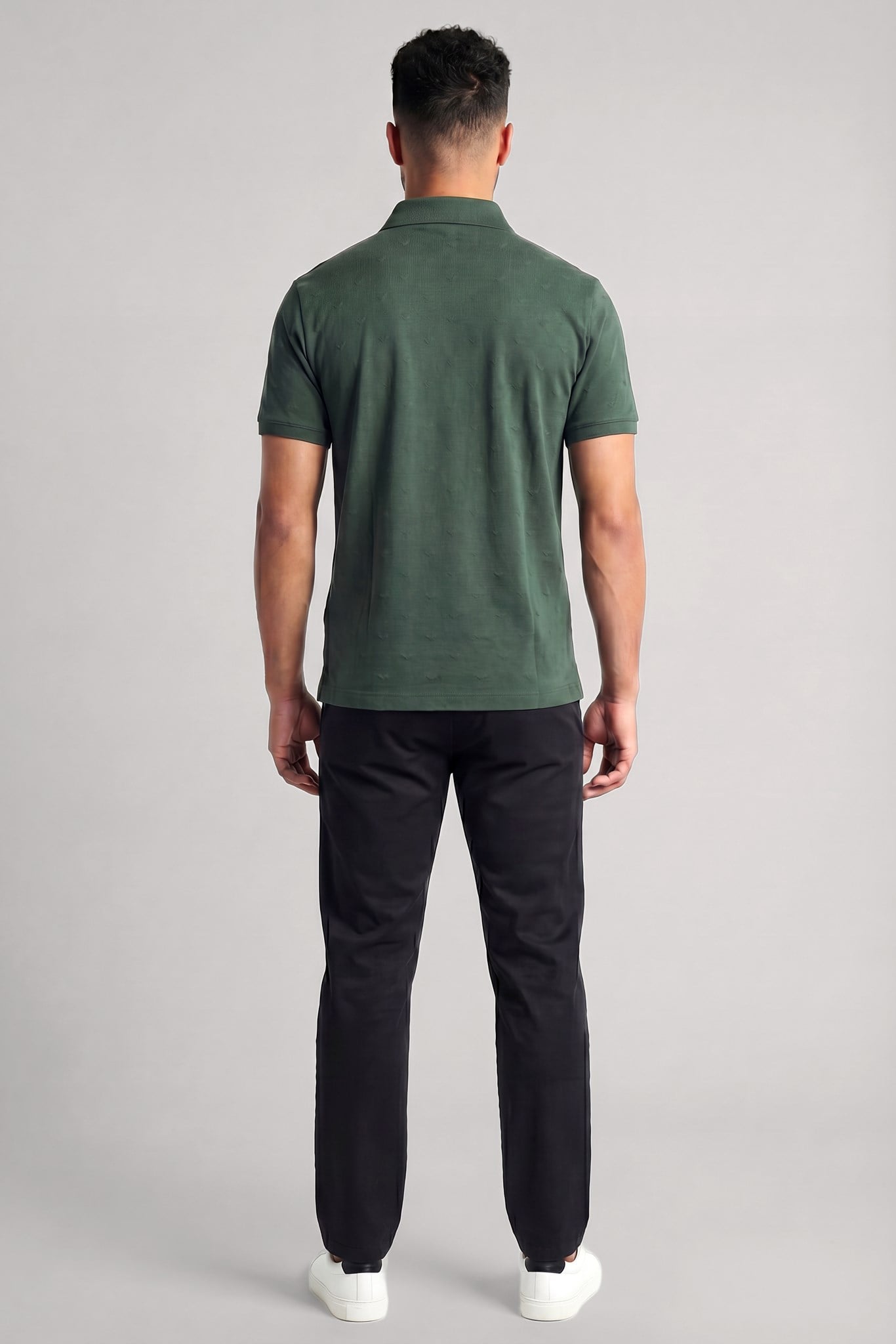 Emporio Armani Emporıo Armani Erkek Kısa Kol Pamuklu Regular Fit Yeşil Polo Yaka T-Shirt EM004912 AF10762-F7171