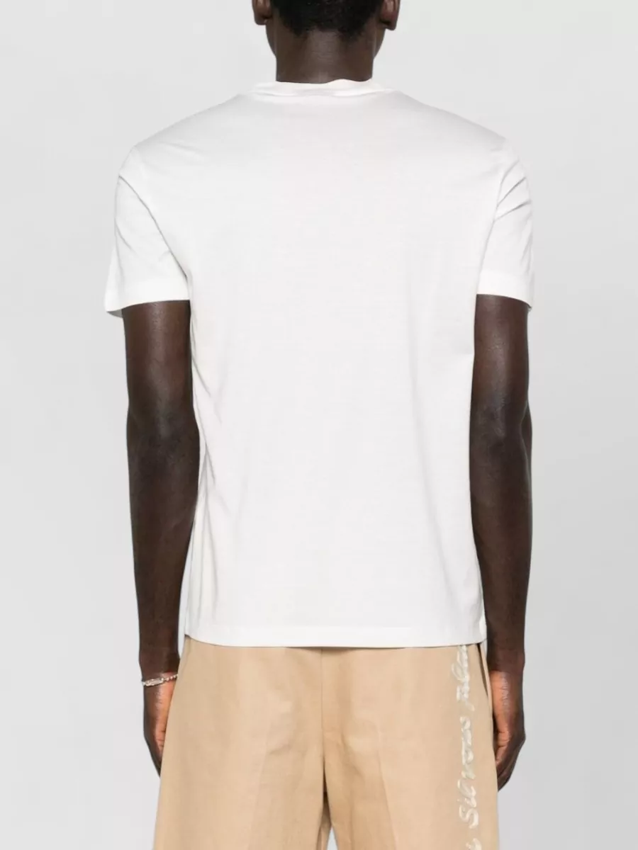 Emporio Armani Emporıo Armani Erkek Kısa Kol Bisiklet Yaka Rahat Kesim Beyaz T-Shirt EM006691 AF10017-U0003
