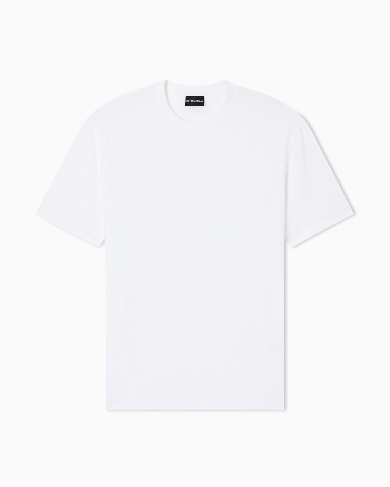 Emporio Armani Emporıo Armani Erkek Kısa Kol Bisiklet Yaka Rahat Kesim Beyaz T-Shirt EM004594 AF10762-F0185