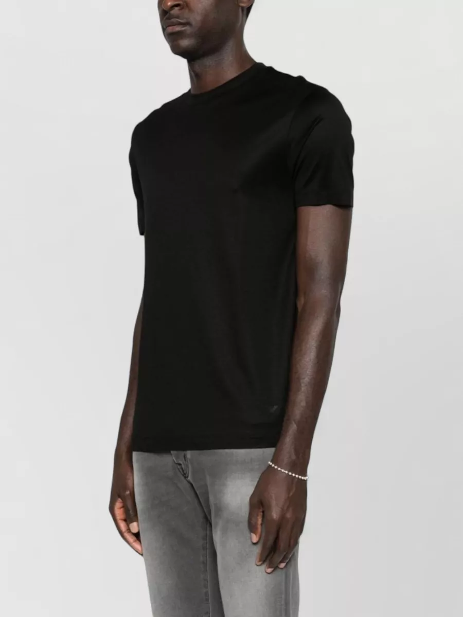 Emporio Armani Emporıo Armani Erkek Kısa Kol Bisiklet Yaka Rahat Kesim Siyah T-Shirt EM006691 AF10017-UC001
