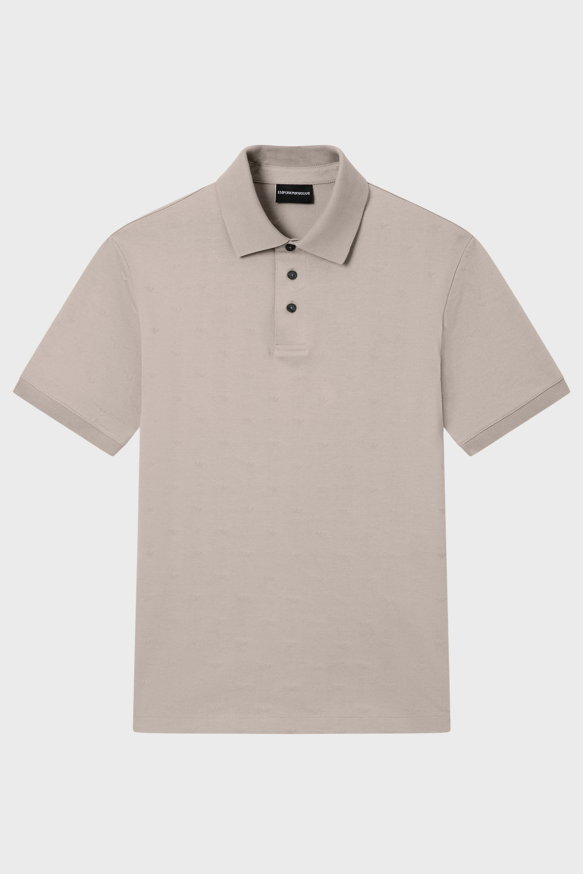 Emporio Armani Emporıo Armani Erkek Kısa Kol Pamuklu Regular Fit Gri Polo Yaka T-Shirt EM004912 AF10762-F6219
