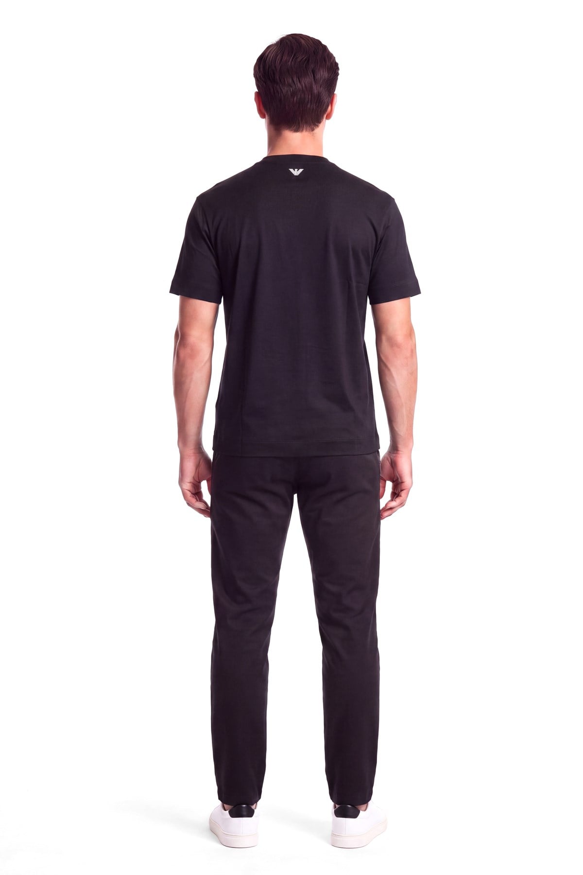 Emporio Armani Emporıo Armani Erkek Kısa Kol Bisiklet Yaka Pamuklu Düz Model Siyah T-Shirt EM007329 AF10761-UC001