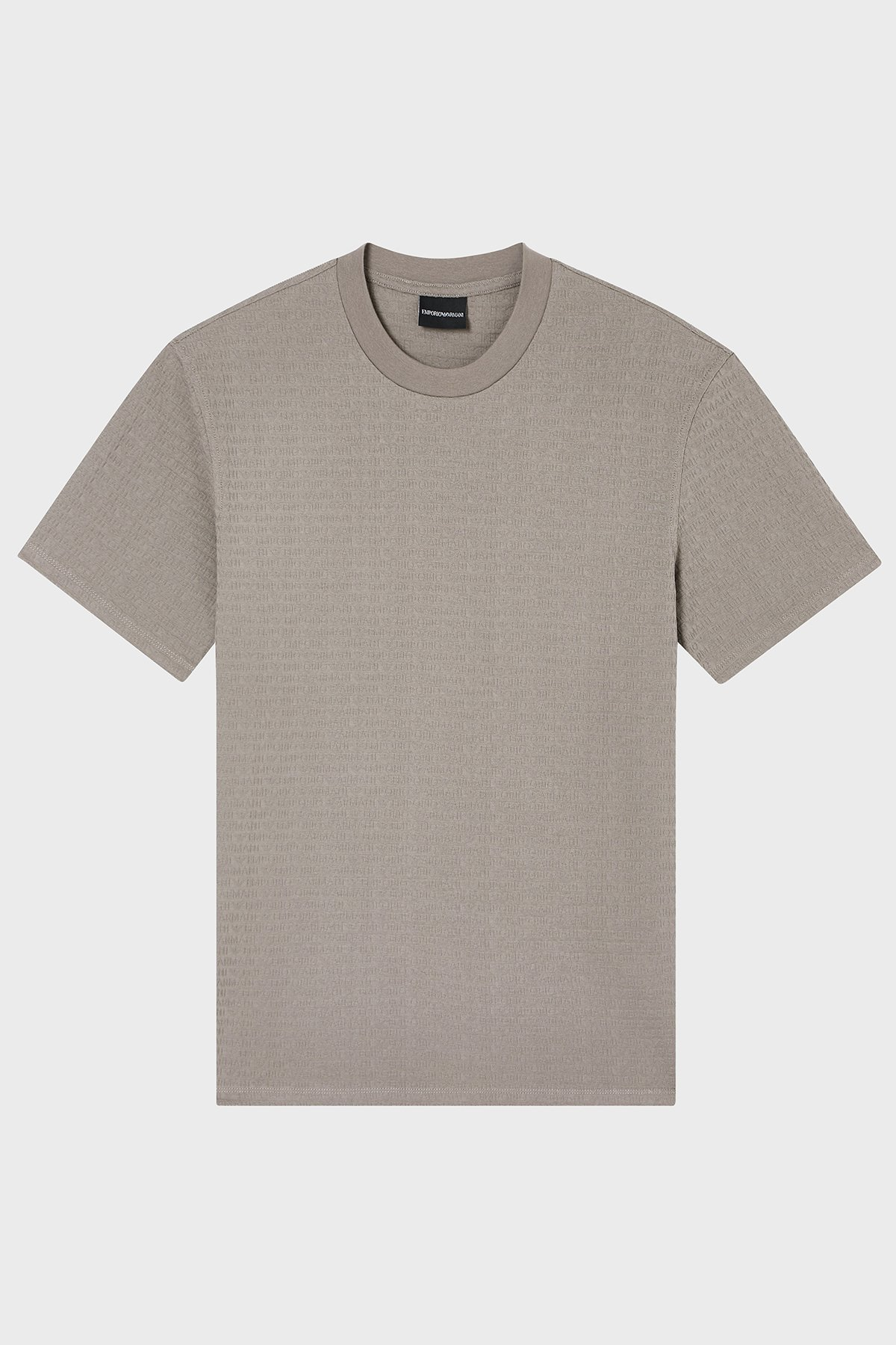 Emporio Armani Emporıo Armani Erkek Kısa Kol Bisiklet Yaka Rahat Kesim Gri T-Shirt EM004594 AF10762-F8219