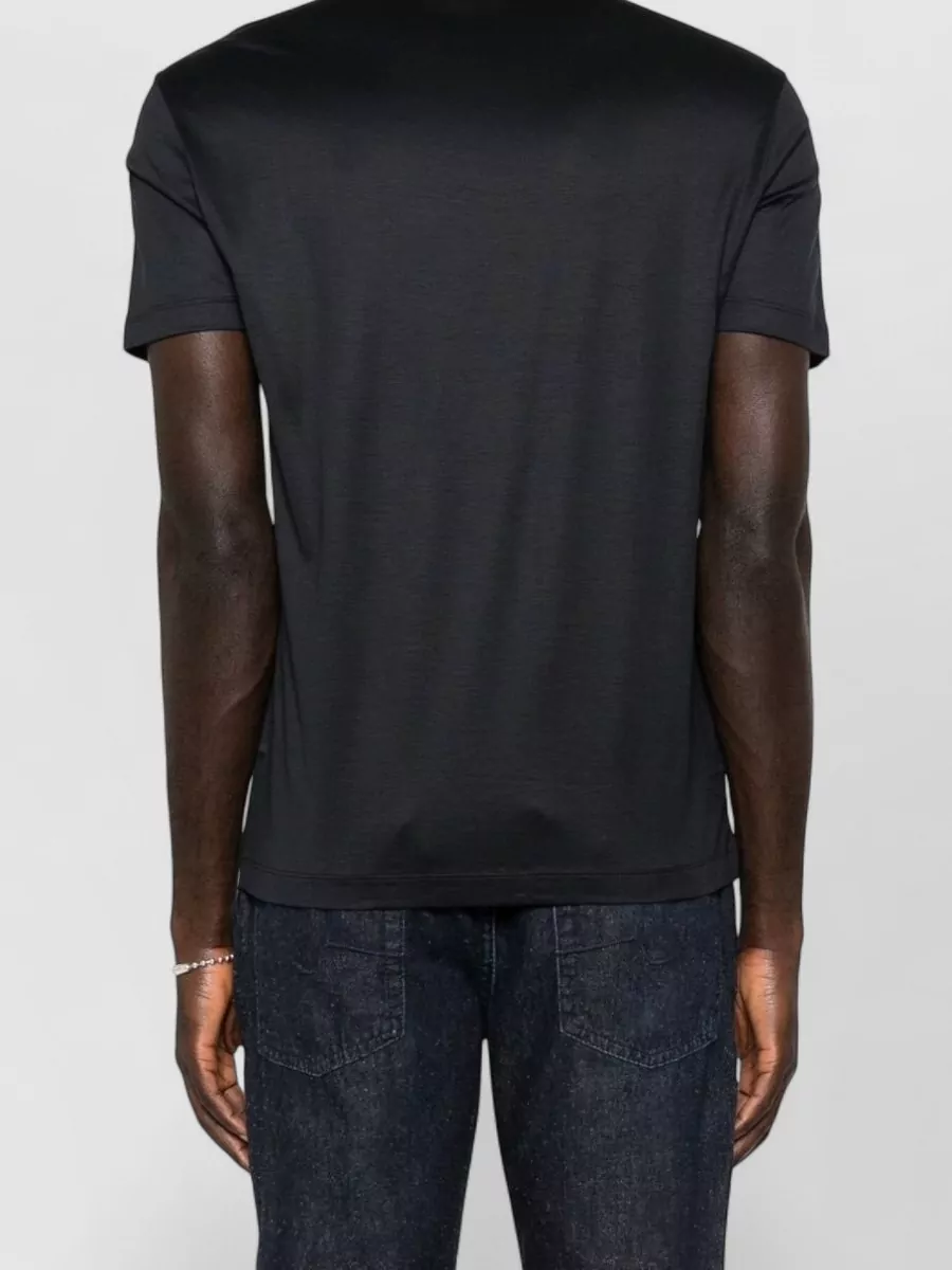 Emporio Armani Emporıo Armani Erkek Kısa Kol Bisiklet Yaka Rahat Kesim Lacivert T-Shirt EM006691 AF10017-UB118