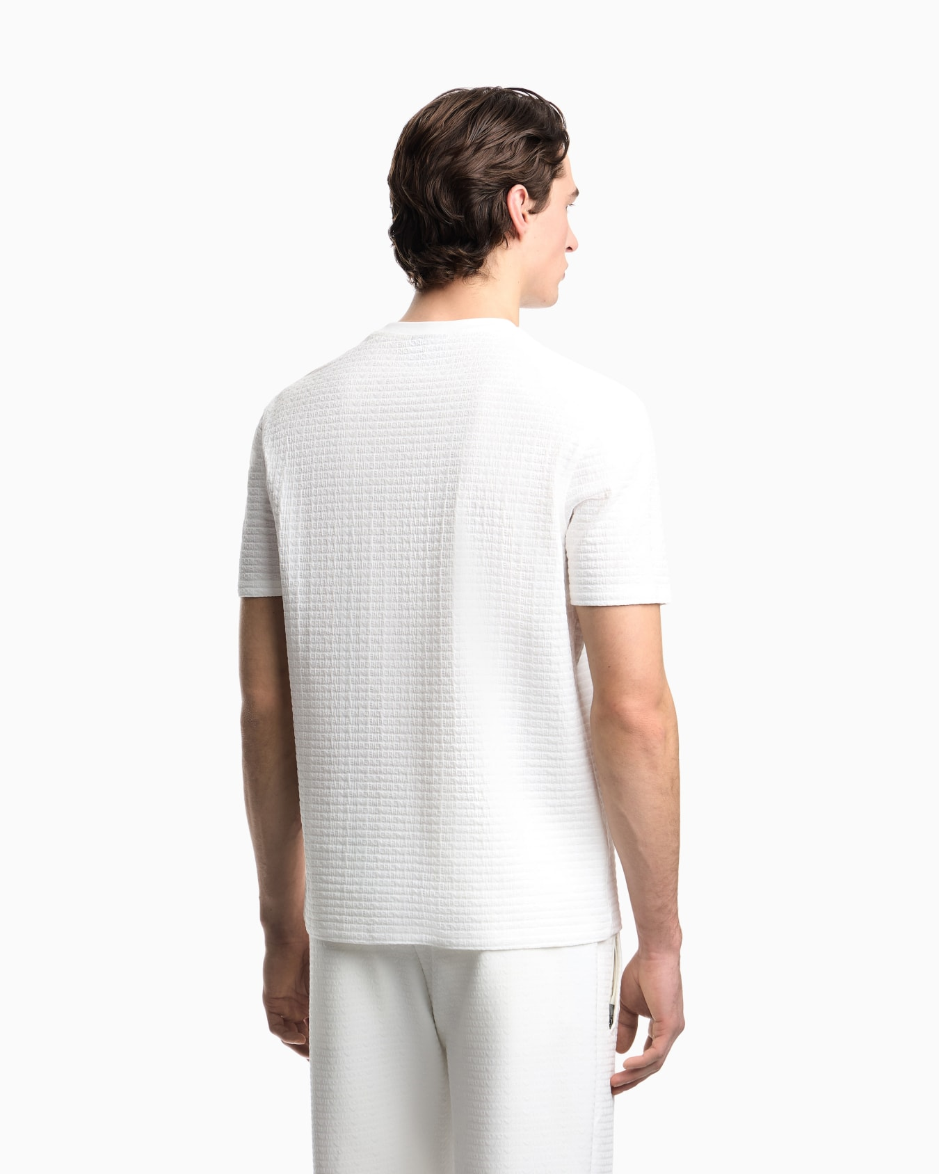 Emporio Armani Emporıo Armani Erkek Kısa Kol Bisiklet Yaka Rahat Kesim Beyaz T-Shirt EM004594 AF10762-F0185