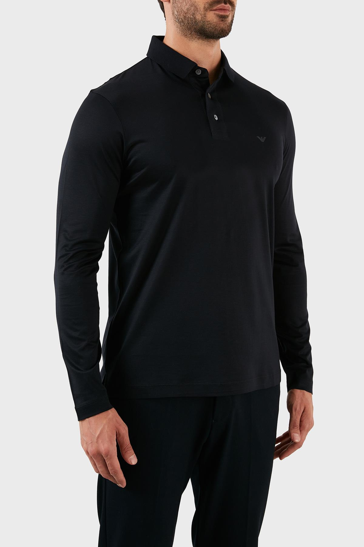 Emporio Armani Emporıo Armani Erkek Lacivert Polo Yaka T-Shirt 8N1F97 1JUVZ-0920