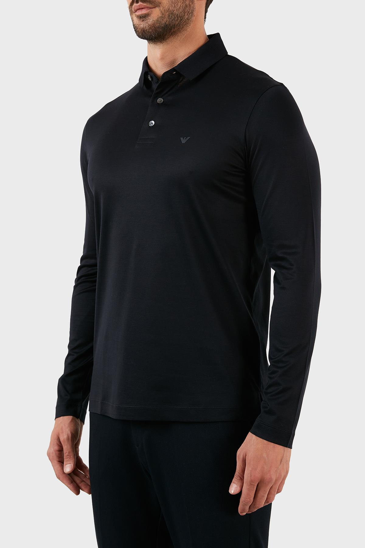 Emporio Armani Emporıo Armani Erkek Lacivert Polo Yaka T-Shirt 8N1F97 1JUVZ-0920