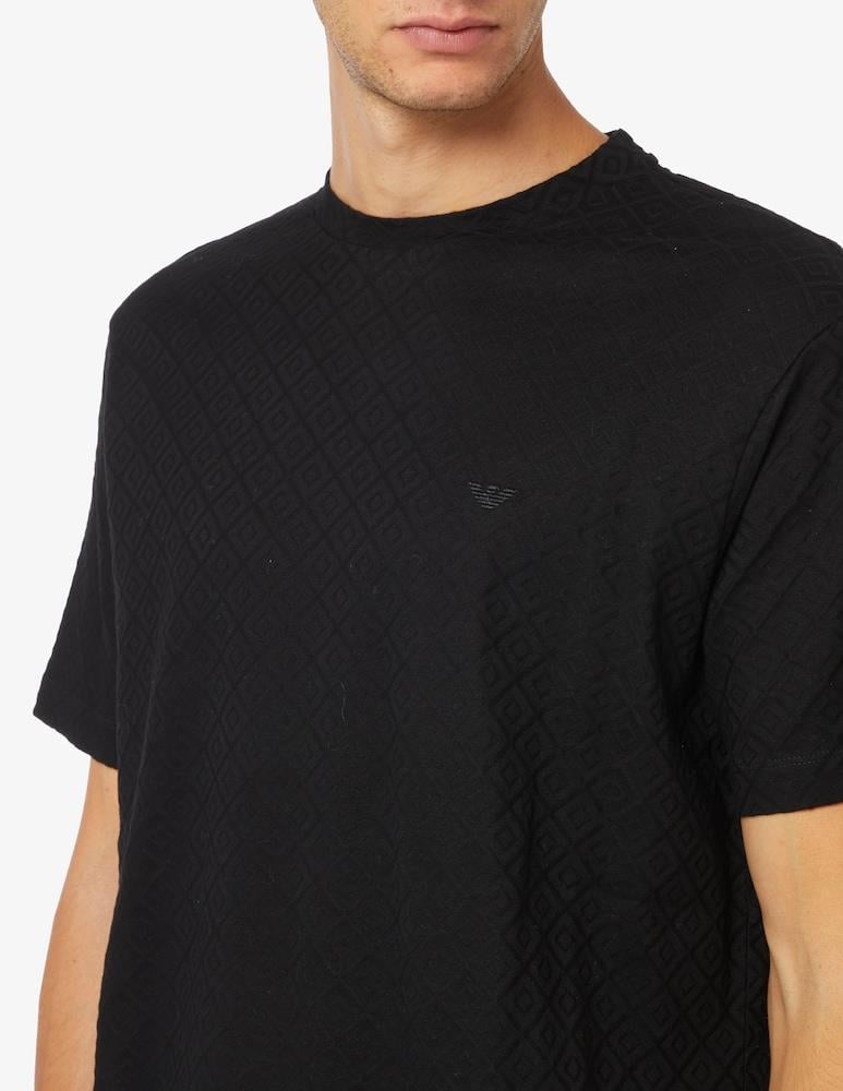 Emporio Armani Emporıo Armani Erkek Logolu Regular Fit Kısa Kollu Yuvarlak Yaka Siyah T-Shirt 6R1T7P 1J7KZ-0999
