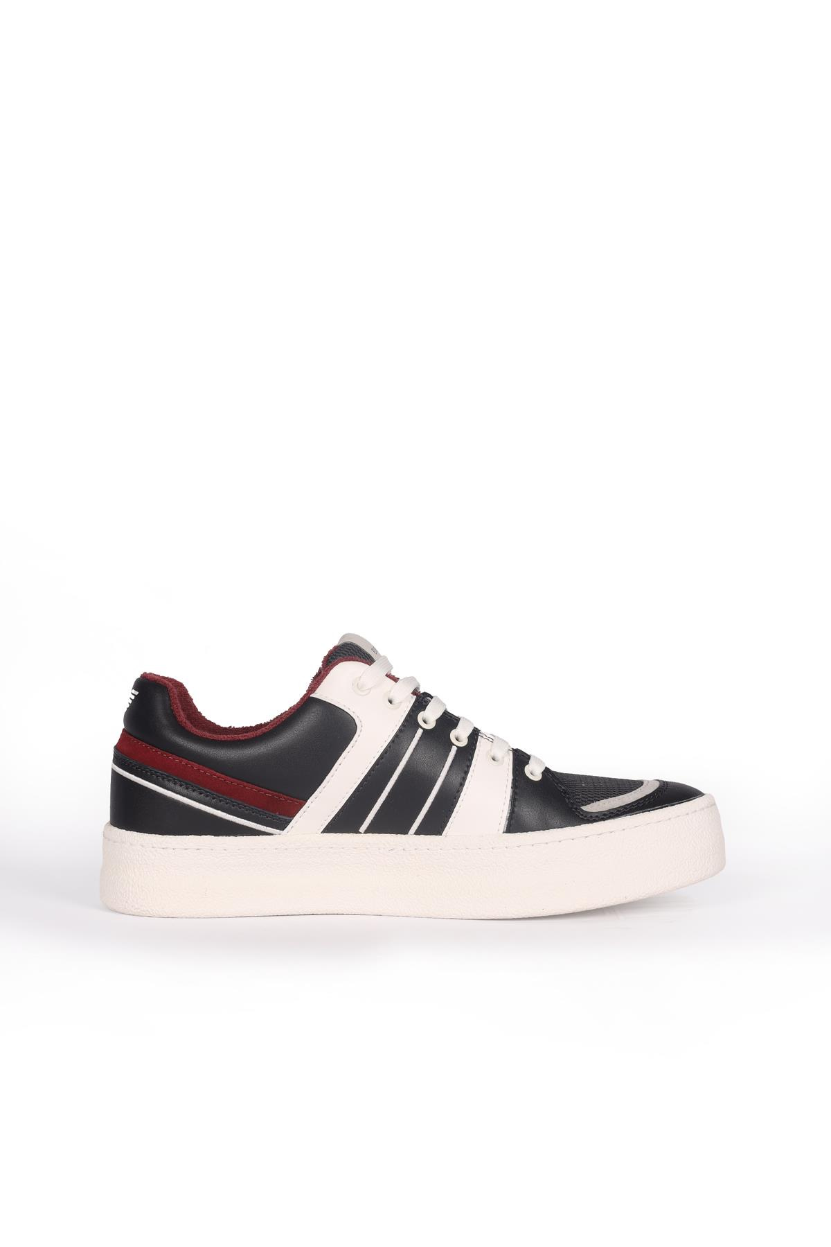 Emporio Armani Emporıo Armani Erkek Logolu Günlük Kullanım Bağcıklı Lacivert Sneaker X4X593 XN325-S178